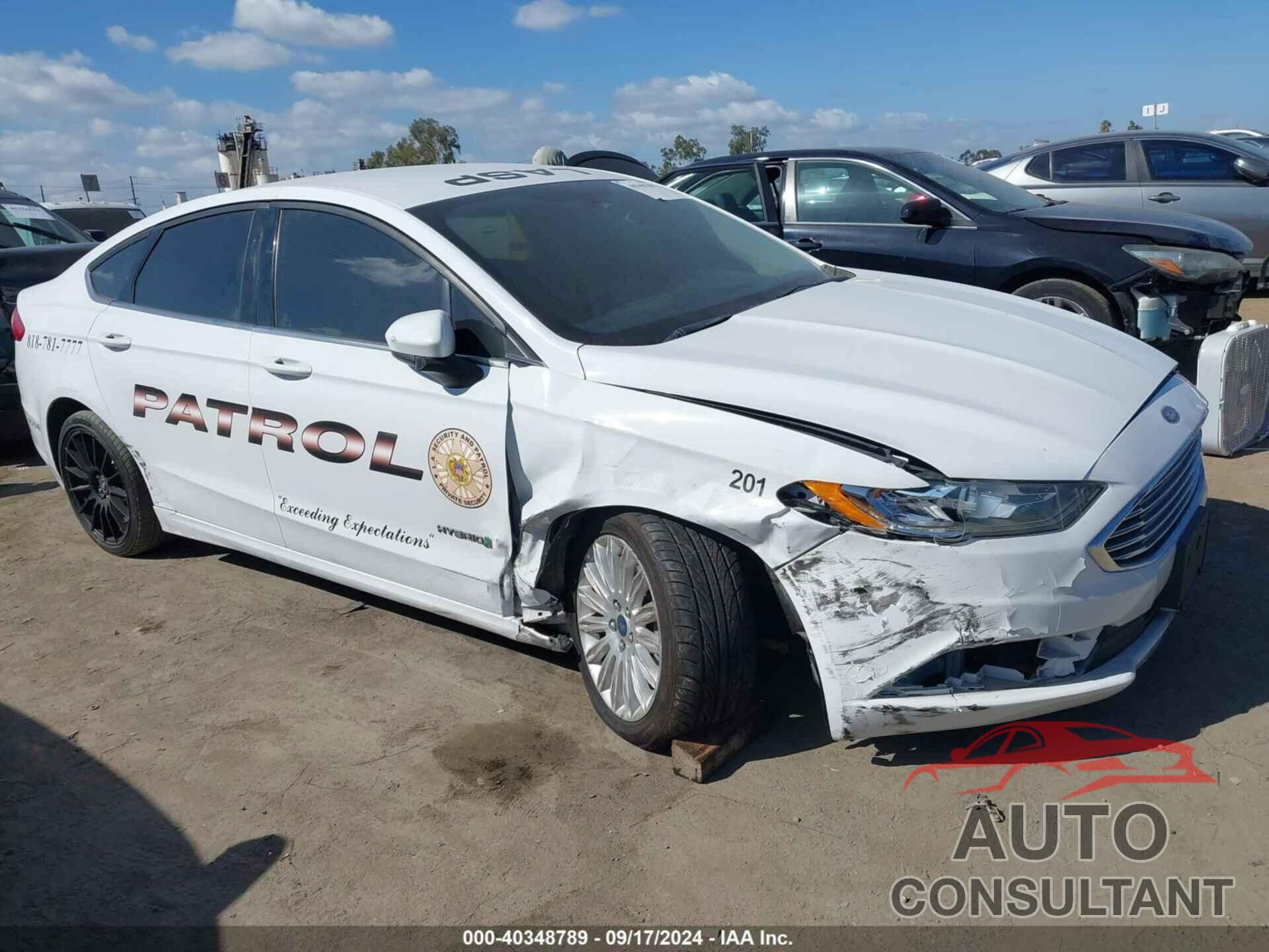FORD FUSION HYBRID 2017 - 3FA6P0LUXHR237861