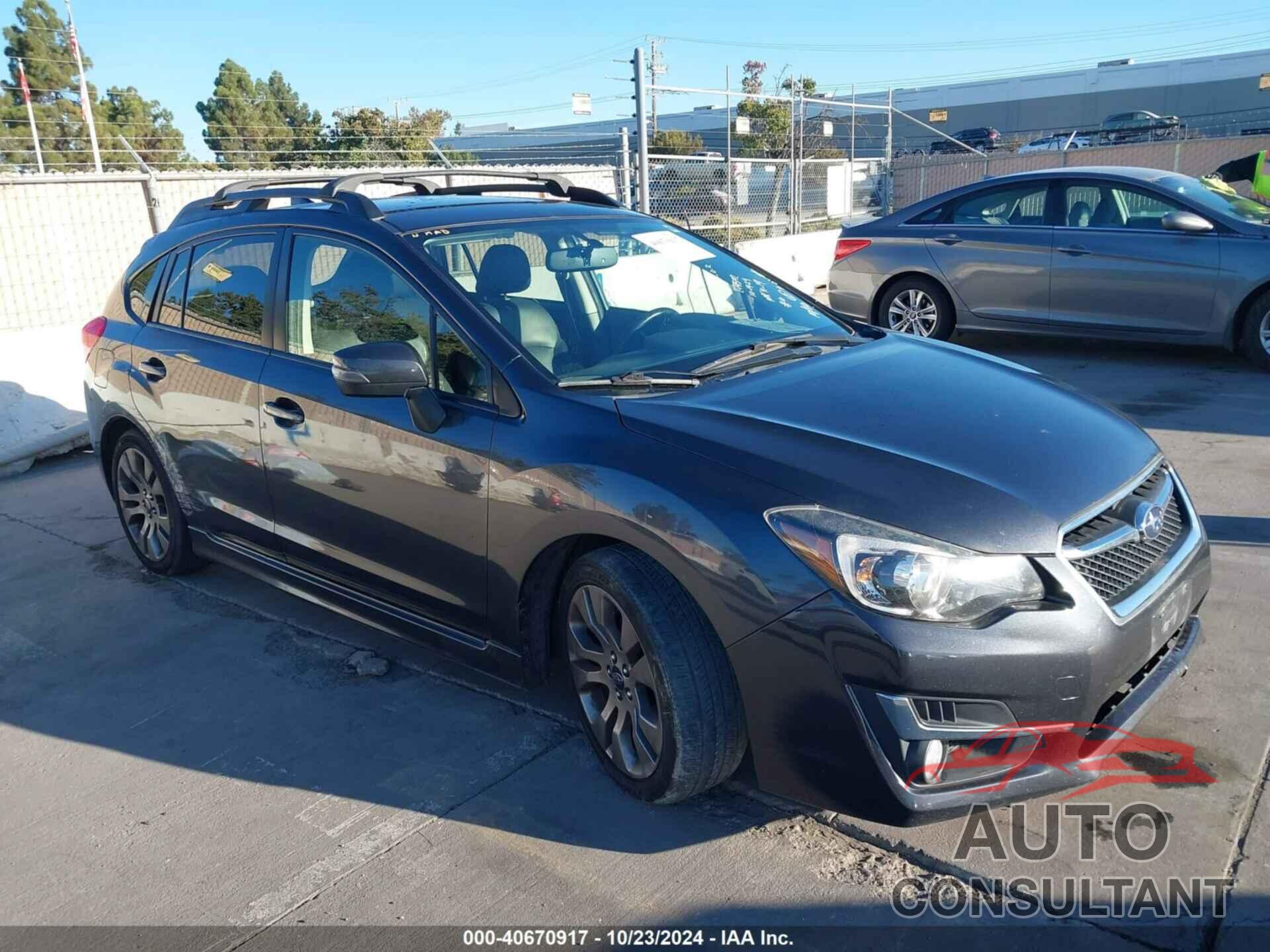 SUBARU IMPREZA 2016 - JF1GPAU64G8299136