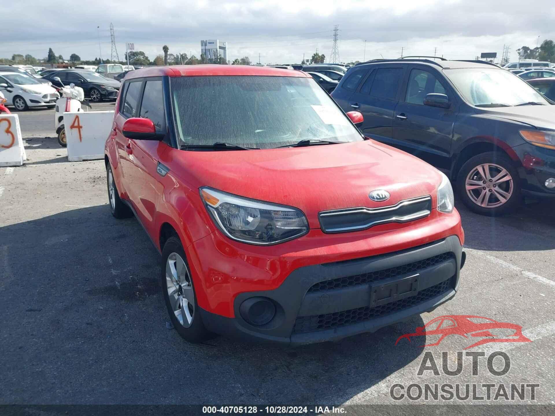 KIA SOUL 2019 - KNDJN2A23K7025986