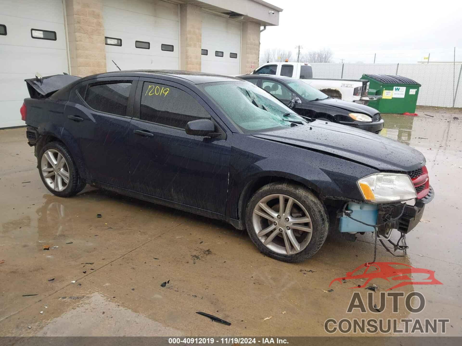 DODGE AVENGER 2012 - 1C3CDZEG8CN151448