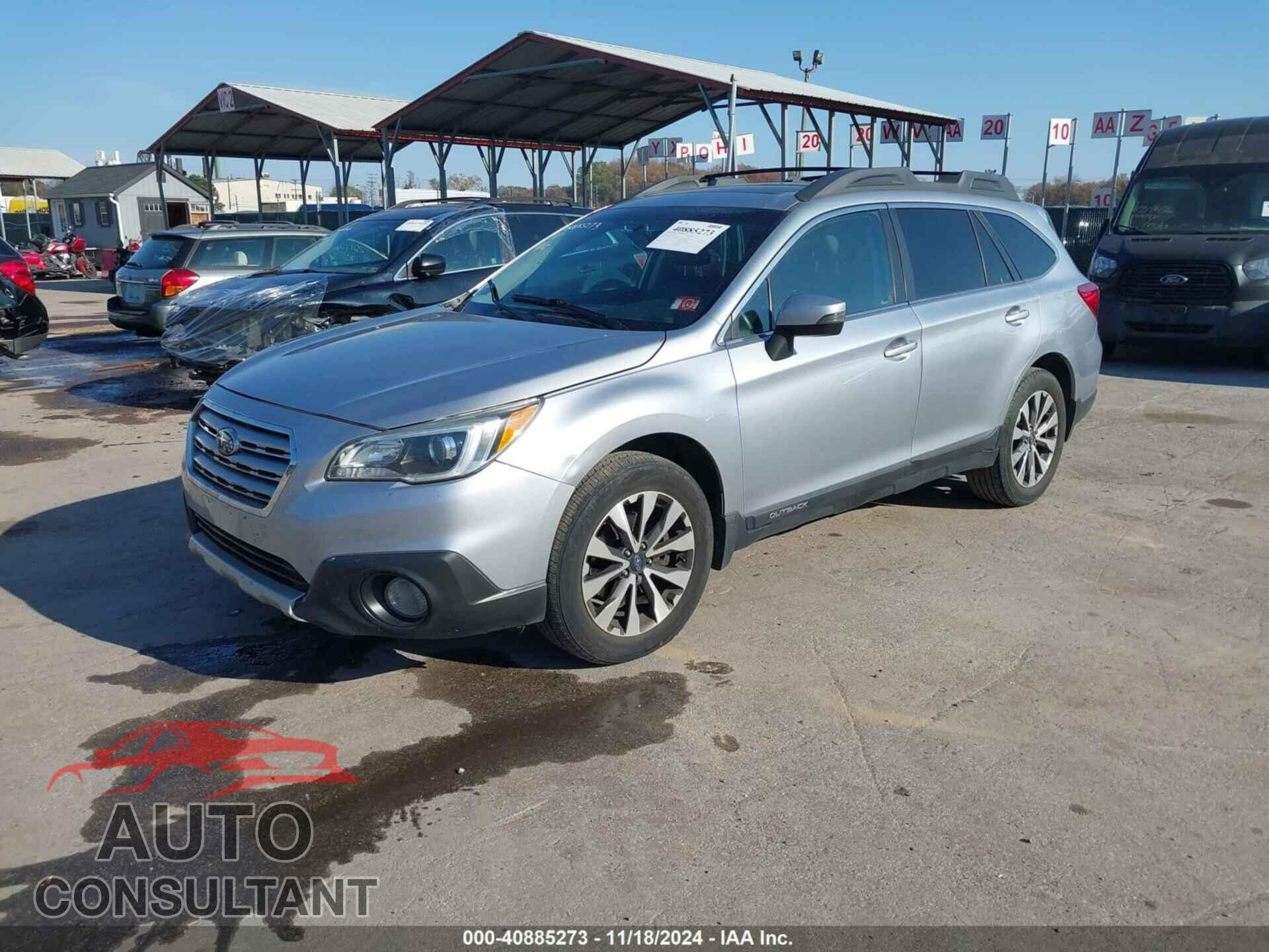 SUBARU OUTBACK 2015 - 4S4BSBLC0F3230029