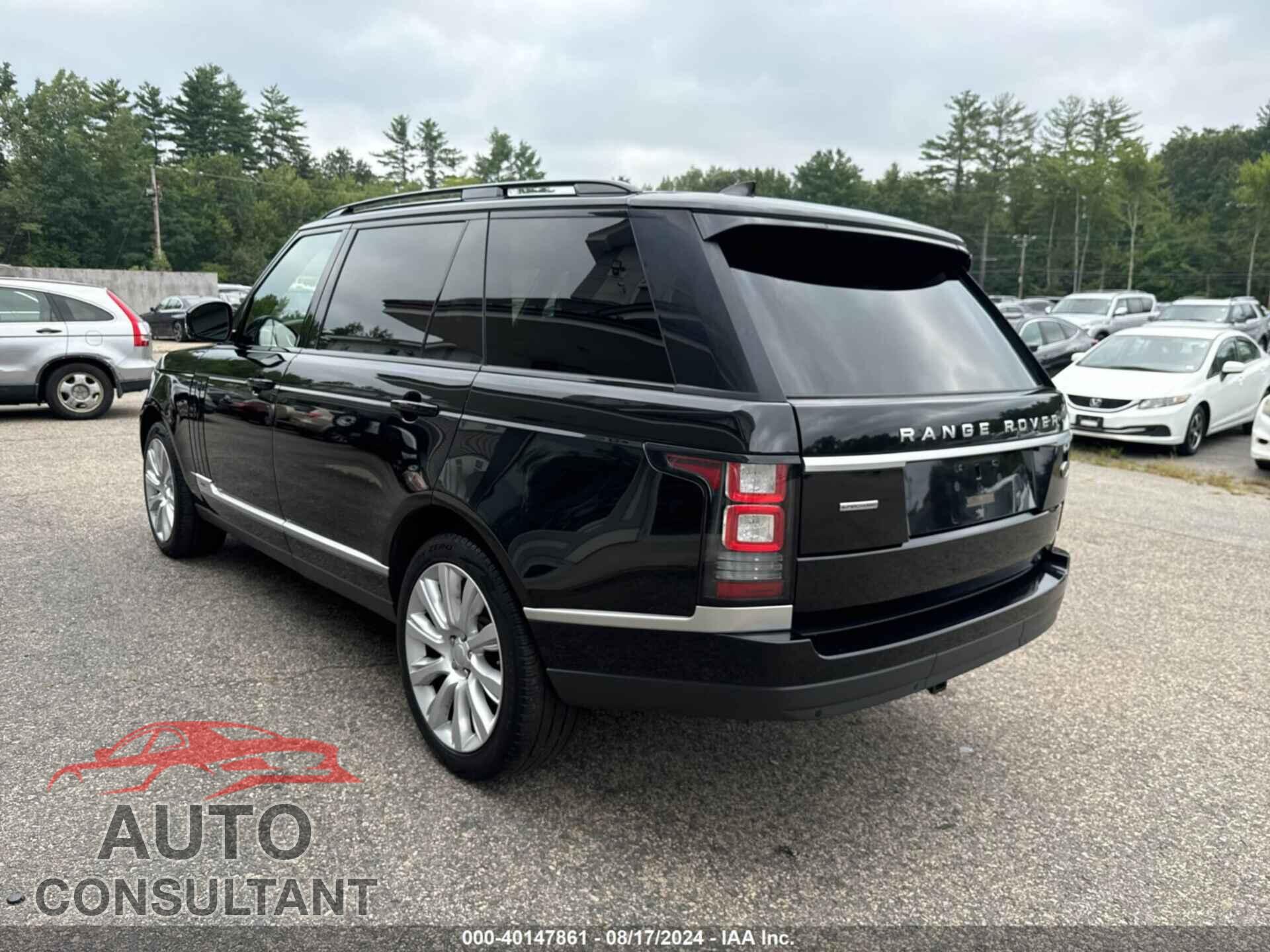 LAND ROVER RANGE ROVER 2017 - SALGS5FE8HA340164
