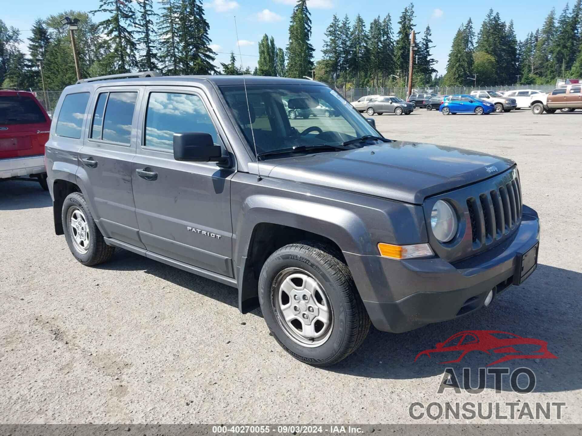 JEEP PATRIOT 2016 - 1C4NJPBBXGD805193