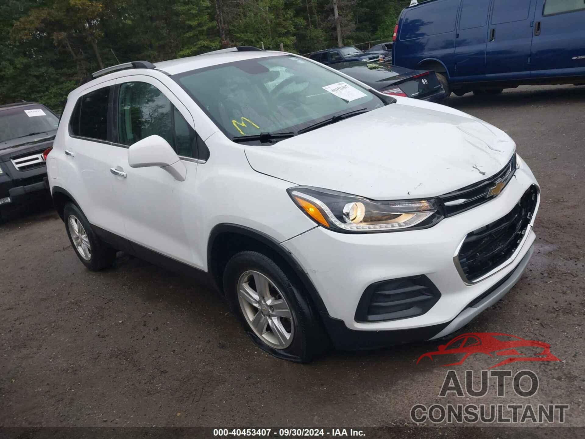 CHEVROLET TRAX 2019 - KL7CJPSB3KB903751