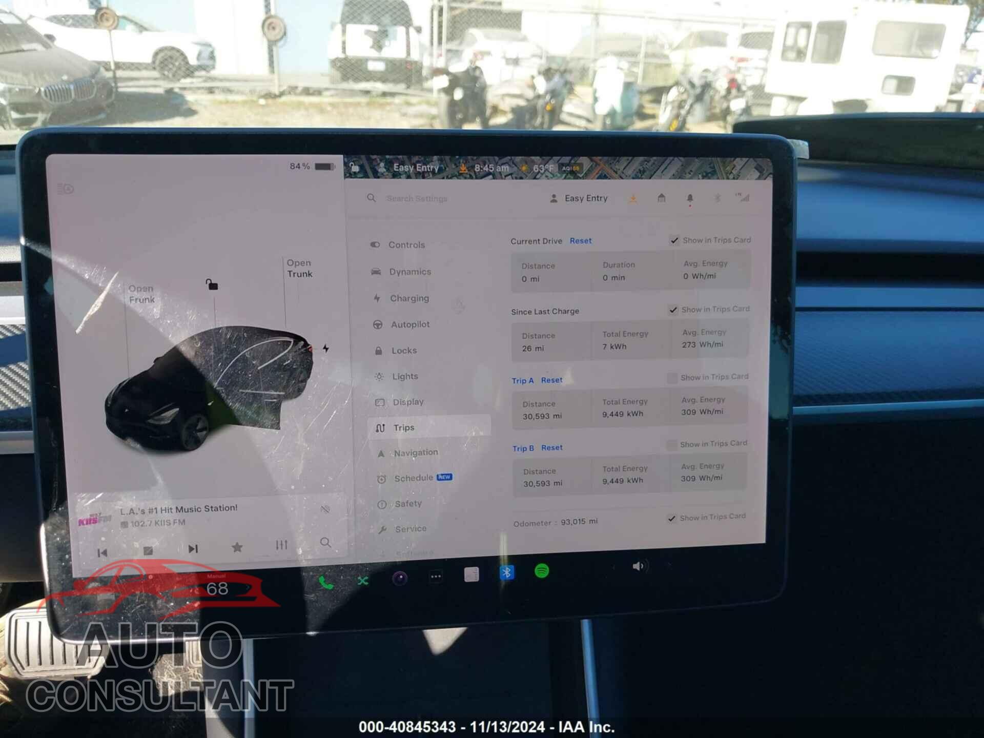 TESLA MODEL 3 2019 - 5YJ3E1EAXKF325426