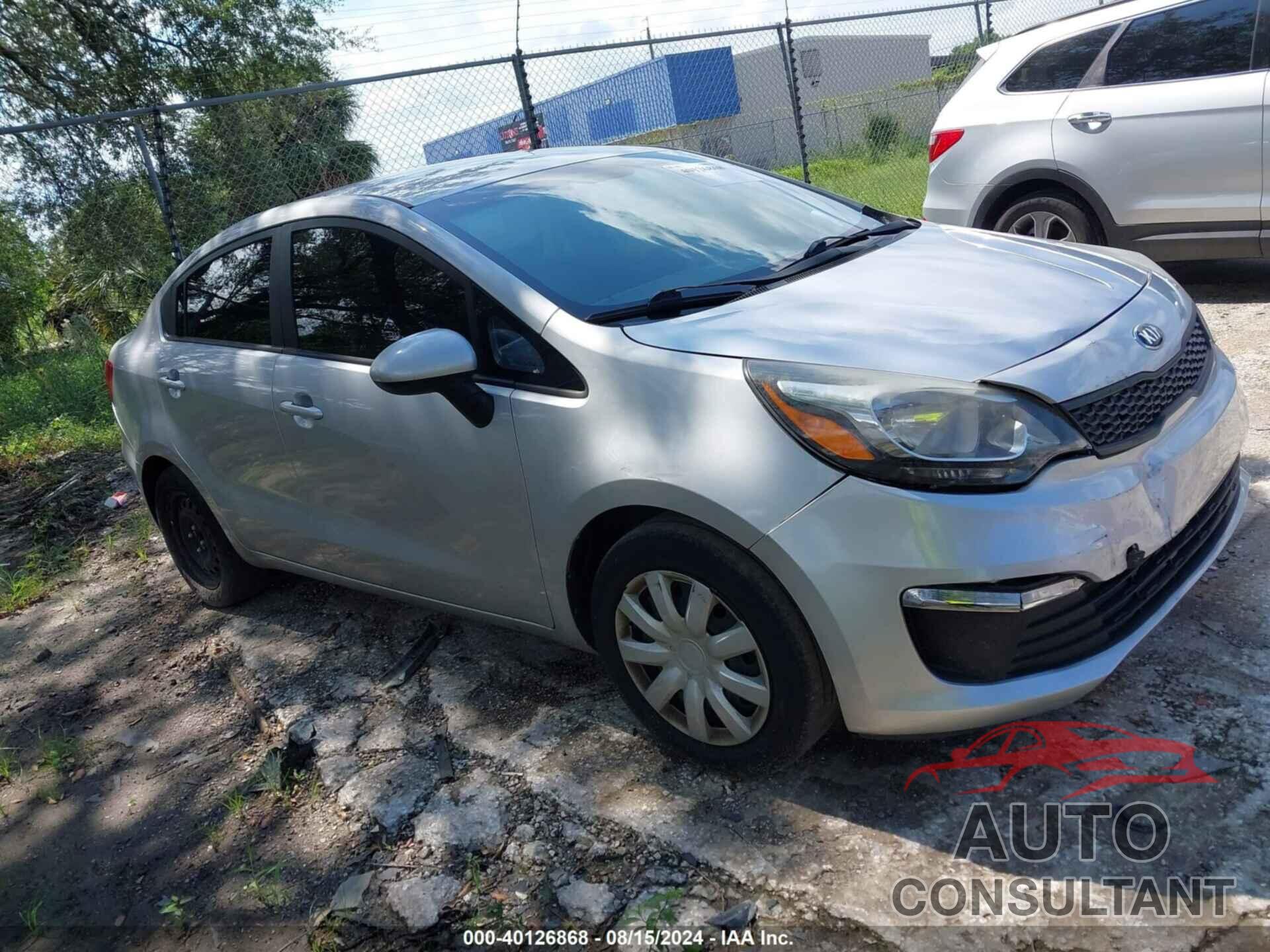 KIA RIO 2016 - KNADM4A36G6575052