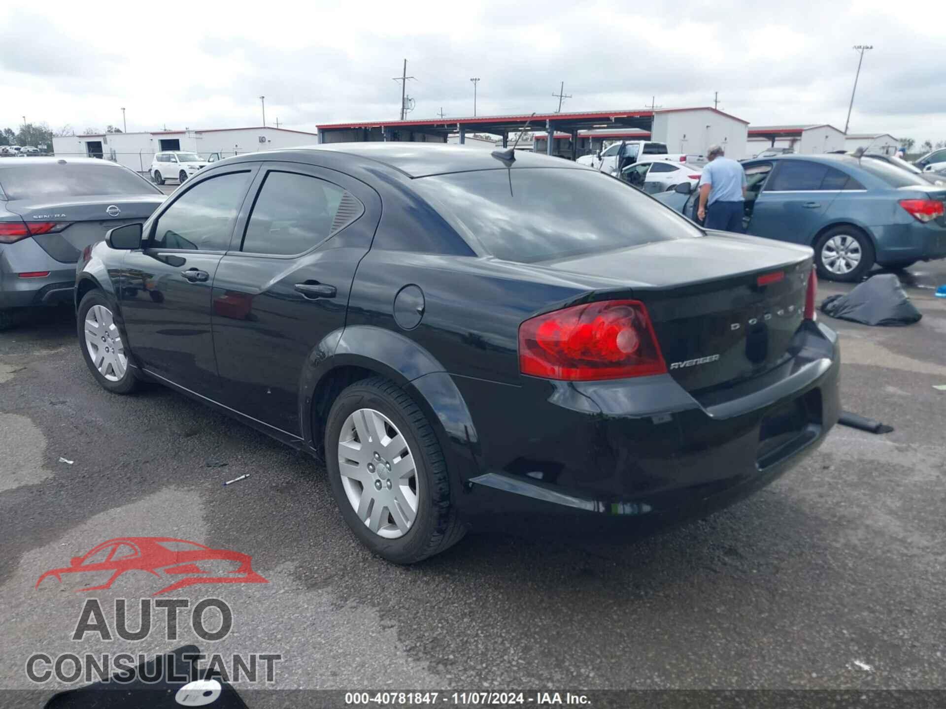 DODGE AVENGER 2013 - 1C3CDZAB8DN725297