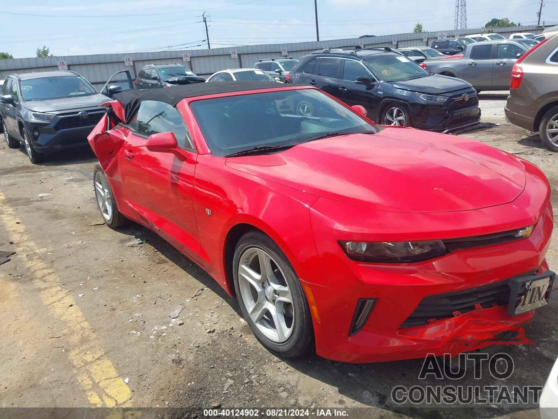 CHEVROLET CAMARO 2018 - 1G1FB3DX6J0128489