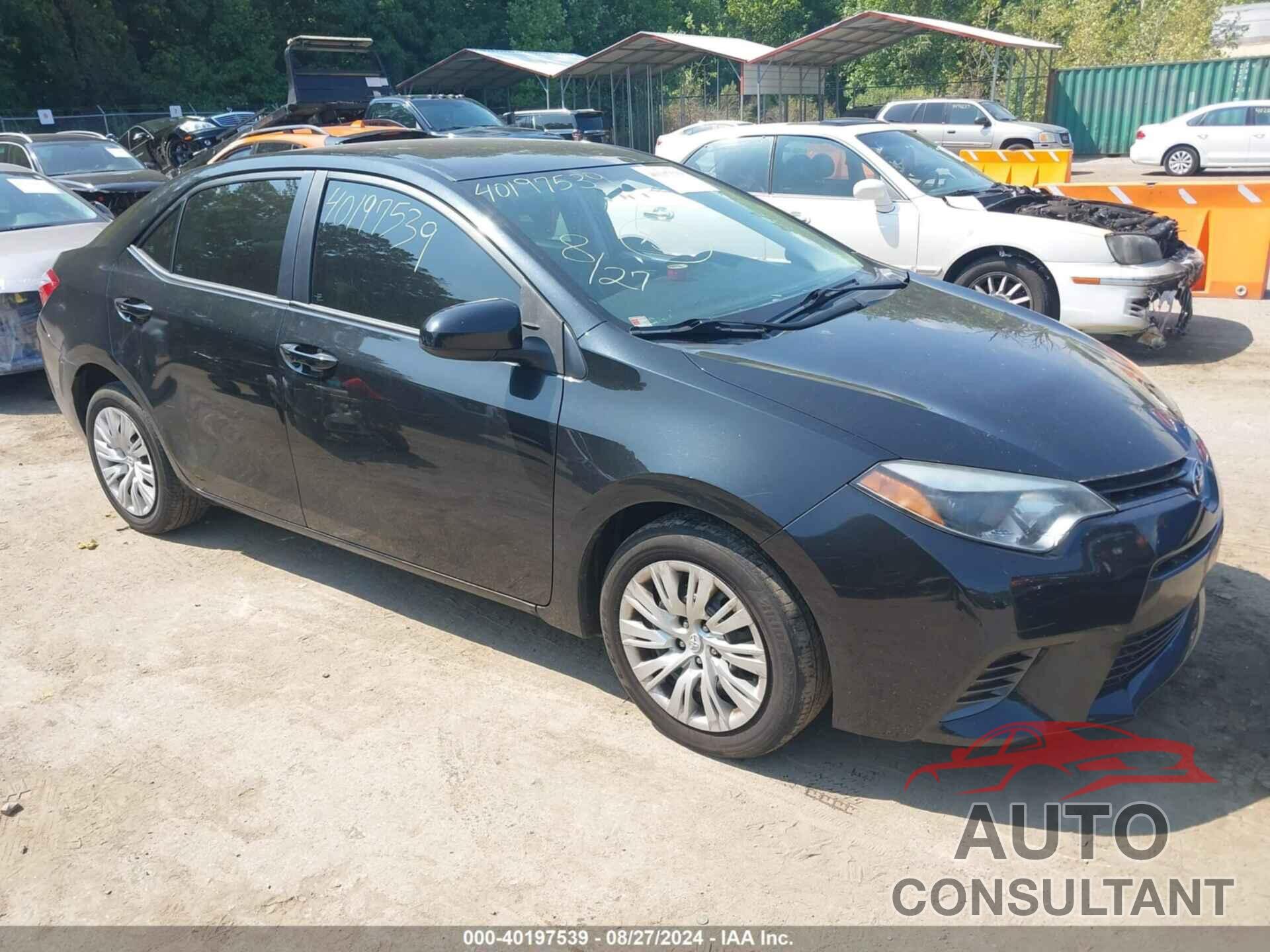 TOYOTA COROLLA 2016 - 2T1BURHE3GC574366