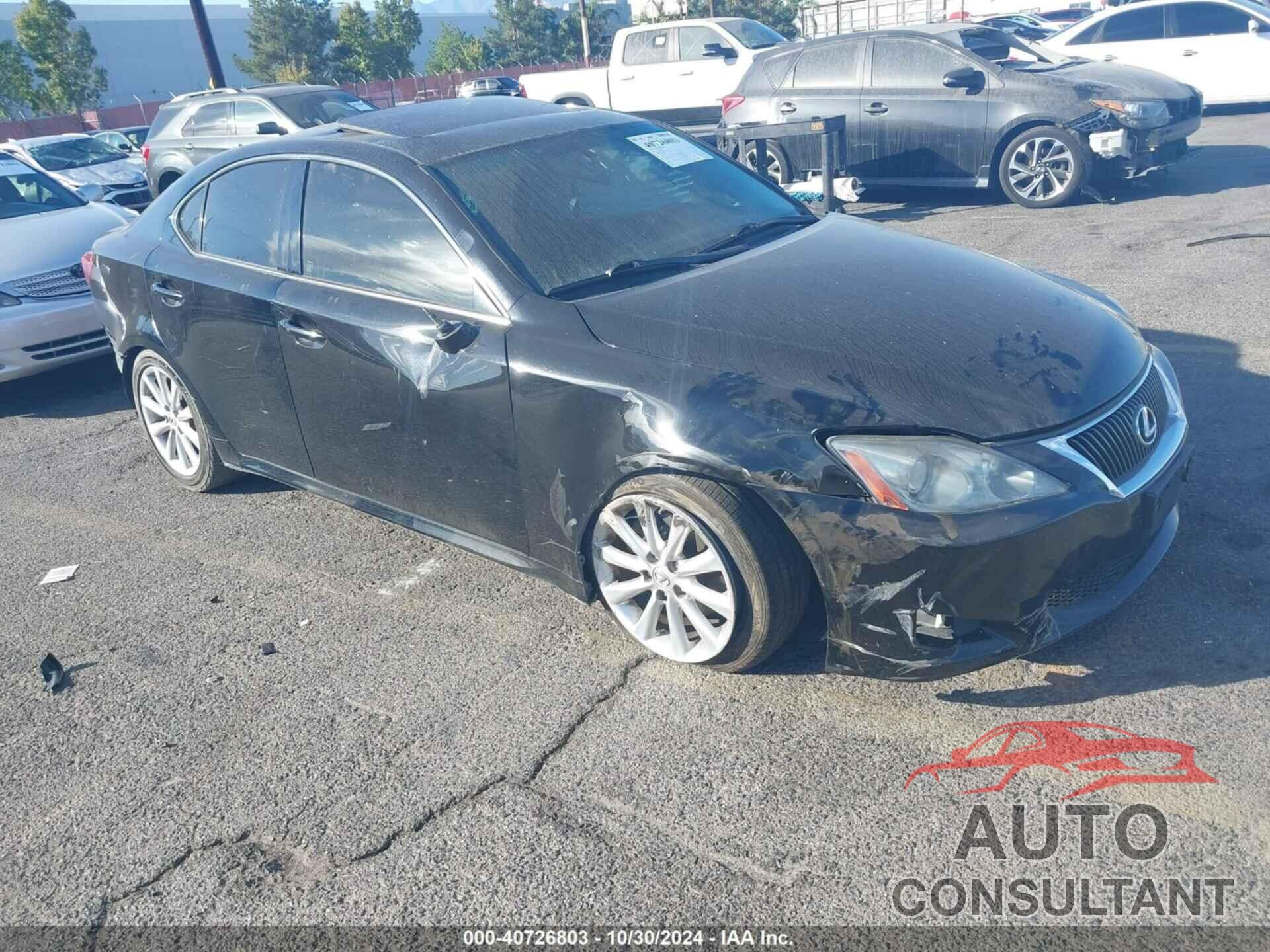LEXUS IS 250 2009 - JTHBK262595105199