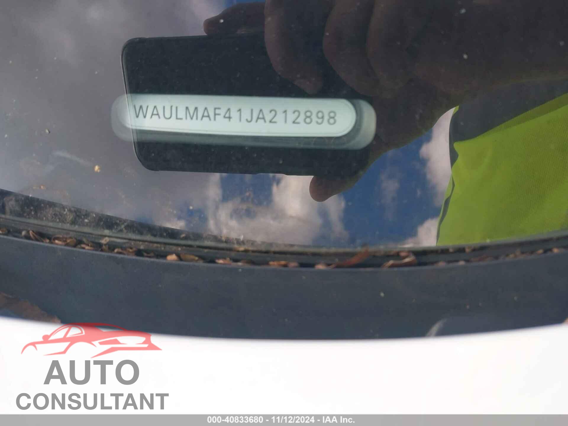 AUDI A4 2018 - WAULMAF41JA212898