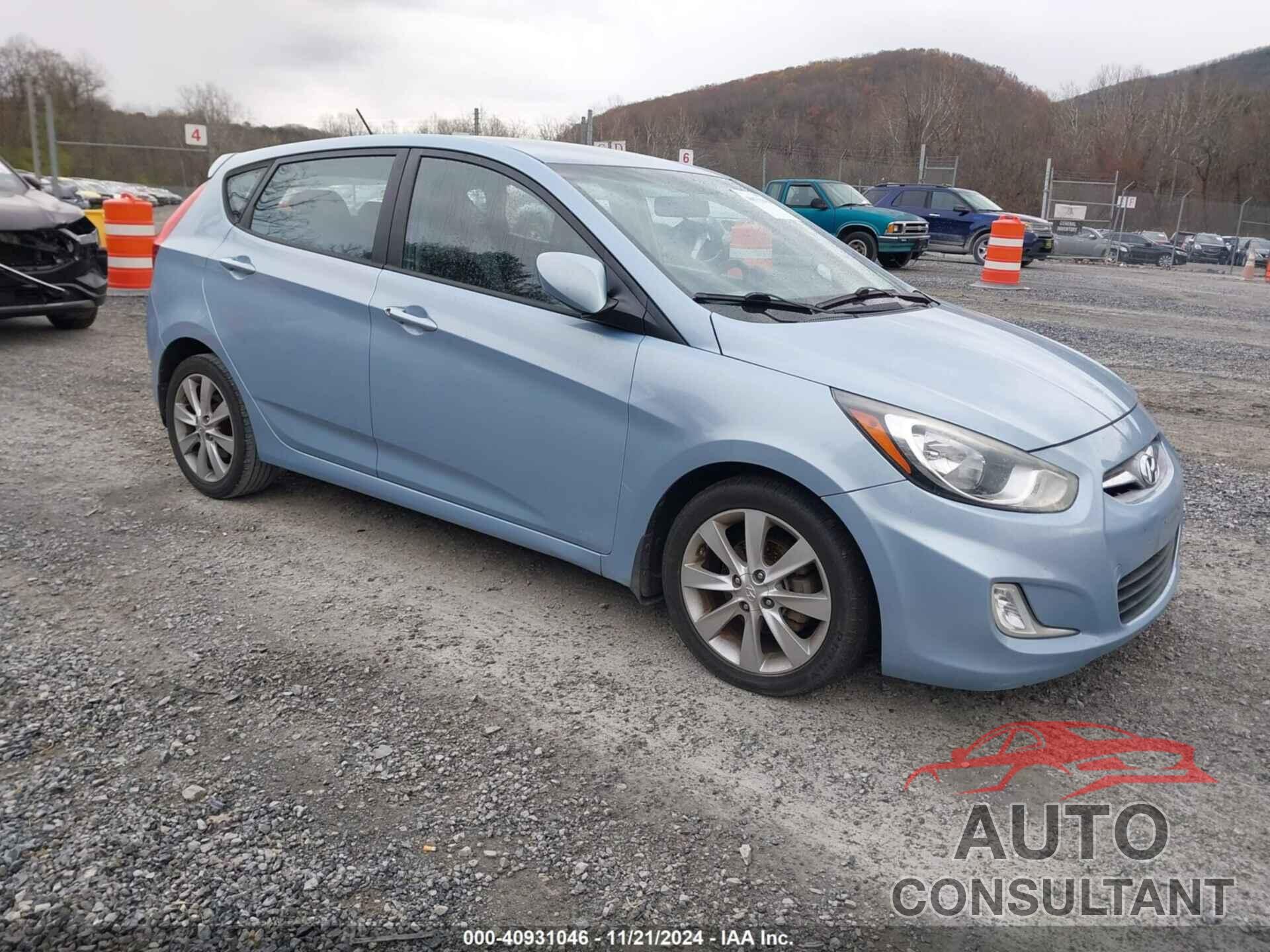 HYUNDAI ACCENT 2012 - KMHCU5AE7CU055319