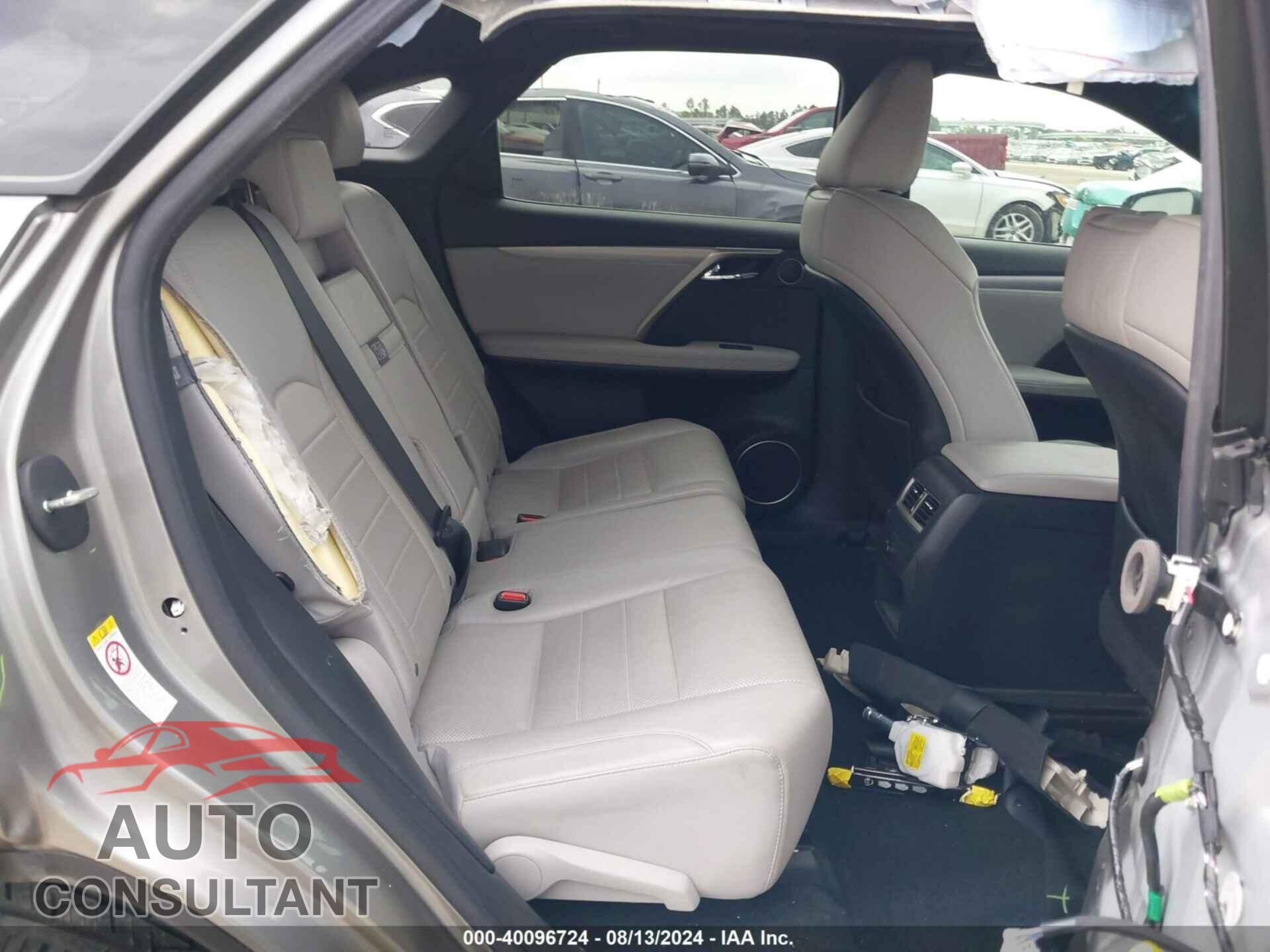 LEXUS RX 2017 - 2T2ZZMCA2HC040943
