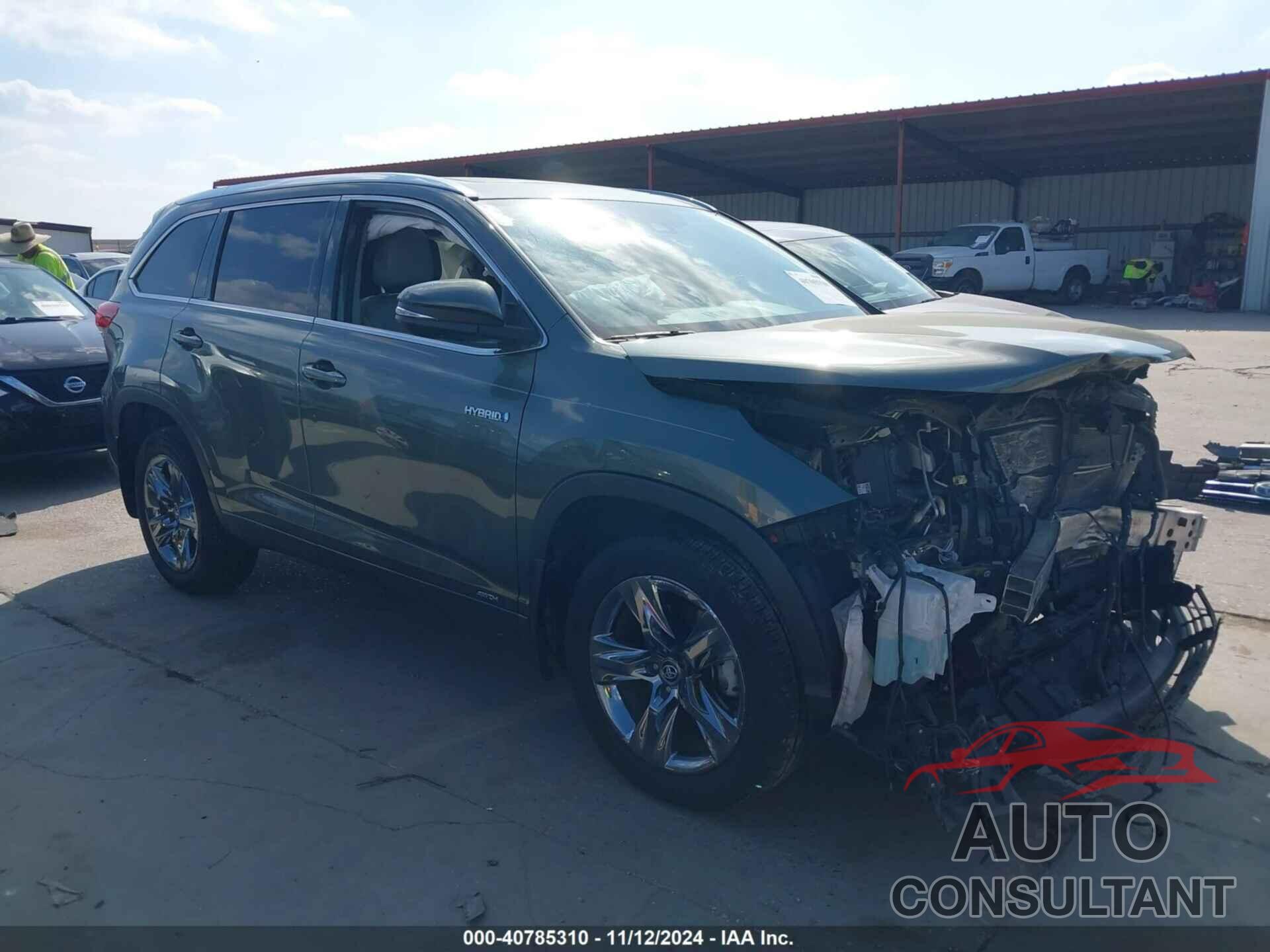 TOYOTA HIGHLANDER HYBRID 2019 - 5TDDGRFH3KS059610