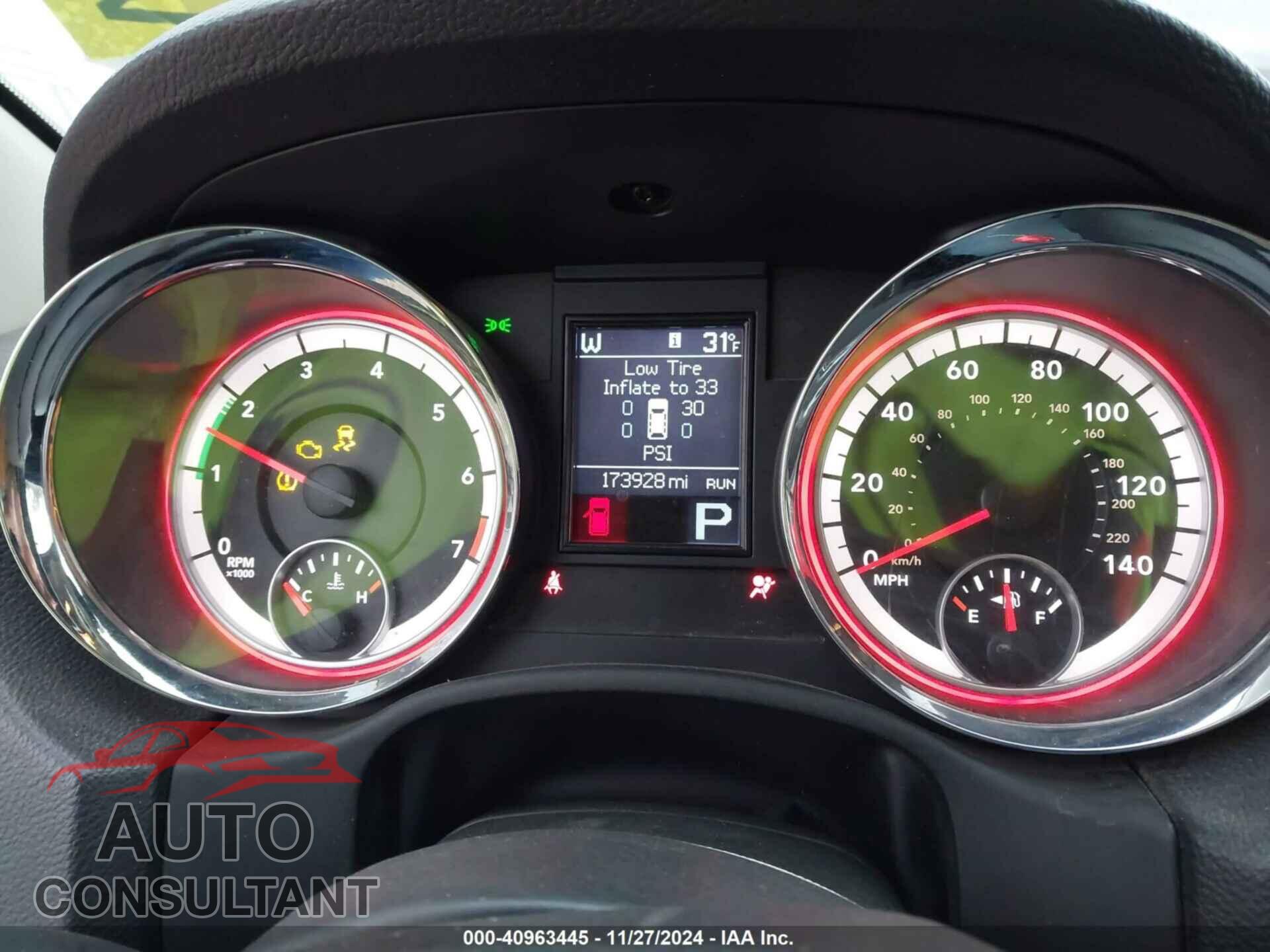 DODGE DURANGO 2013 - 1C4RDJDG5DC701095