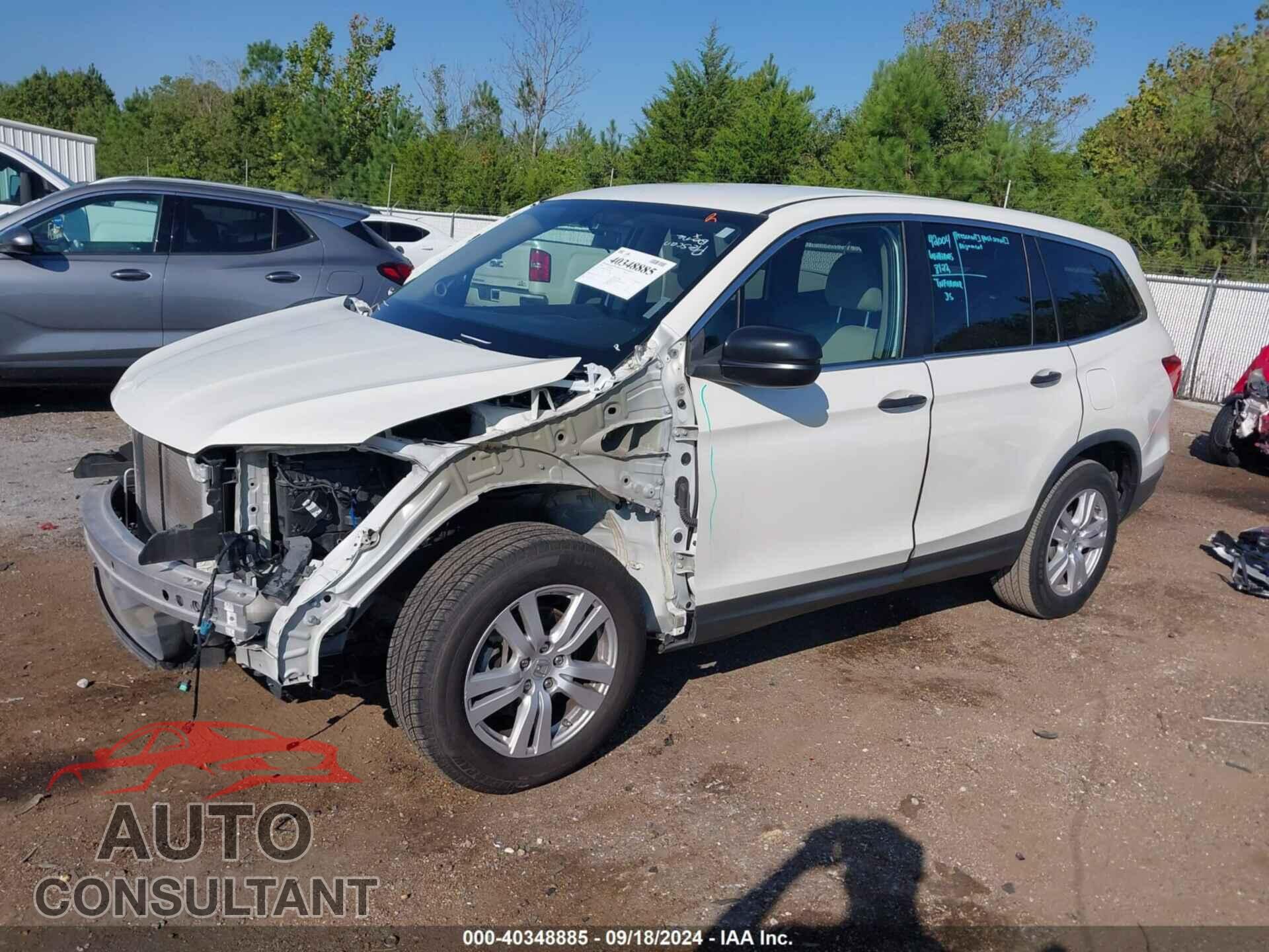 HONDA PILOT 2018 - 5FNYF5H13JB010780
