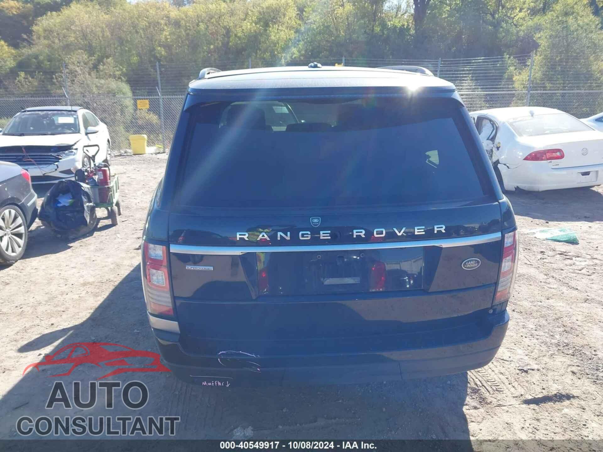 LAND ROVER RANGE ROVER 2015 - SALGS2VF1FA218297