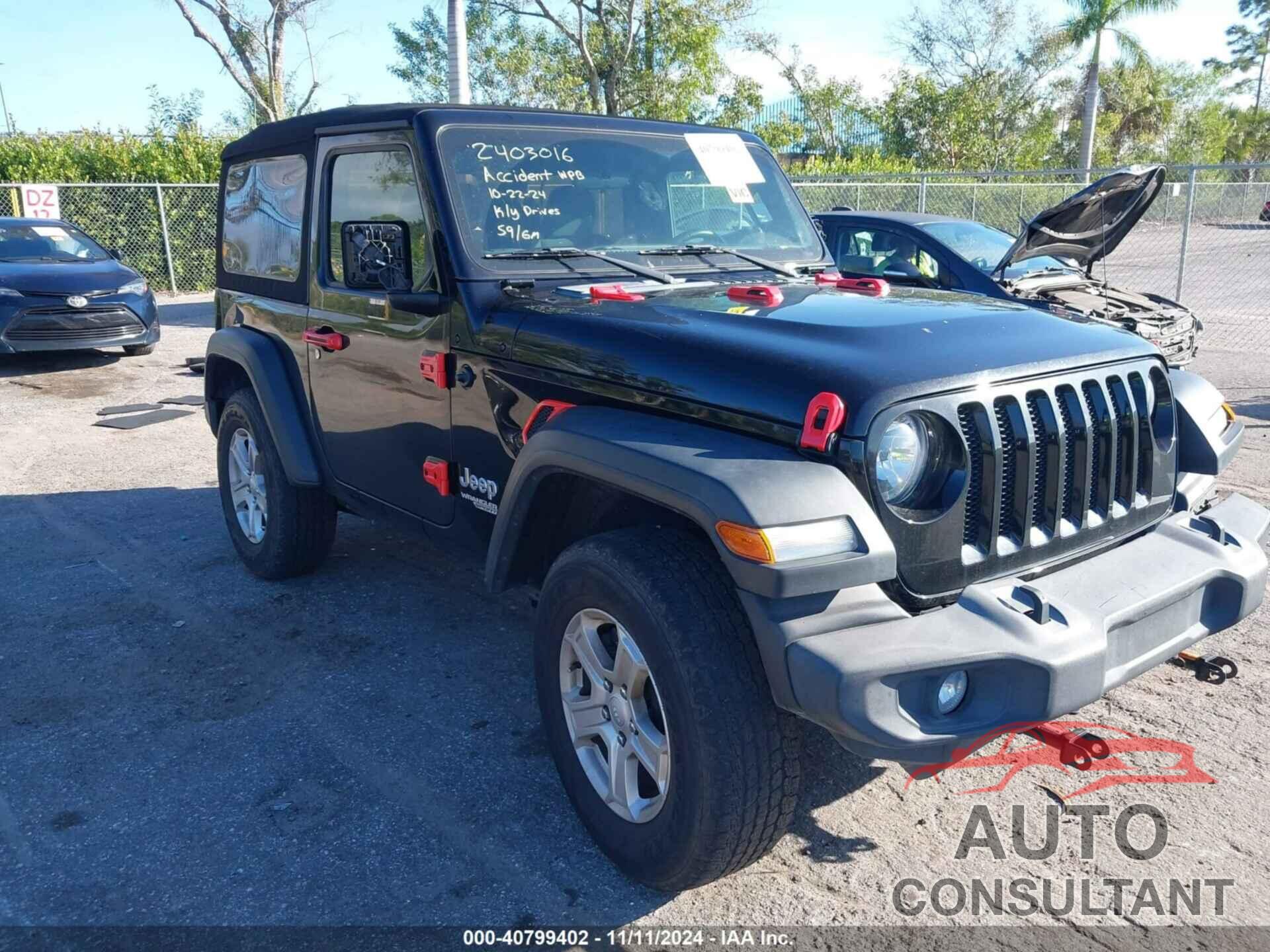 JEEP WRANGLER 2018 - 1C4GJXAG1JW139665