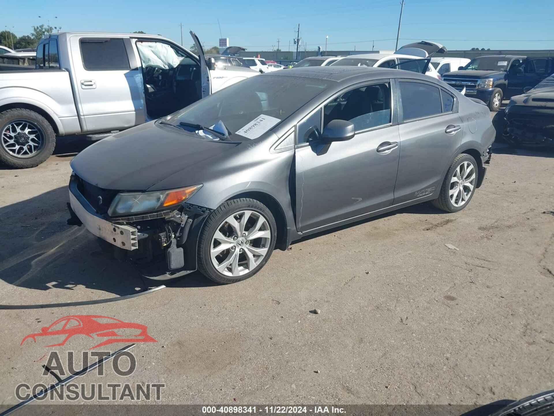 HONDA CIVIC 2012 - 2HGFB6E52CH701409