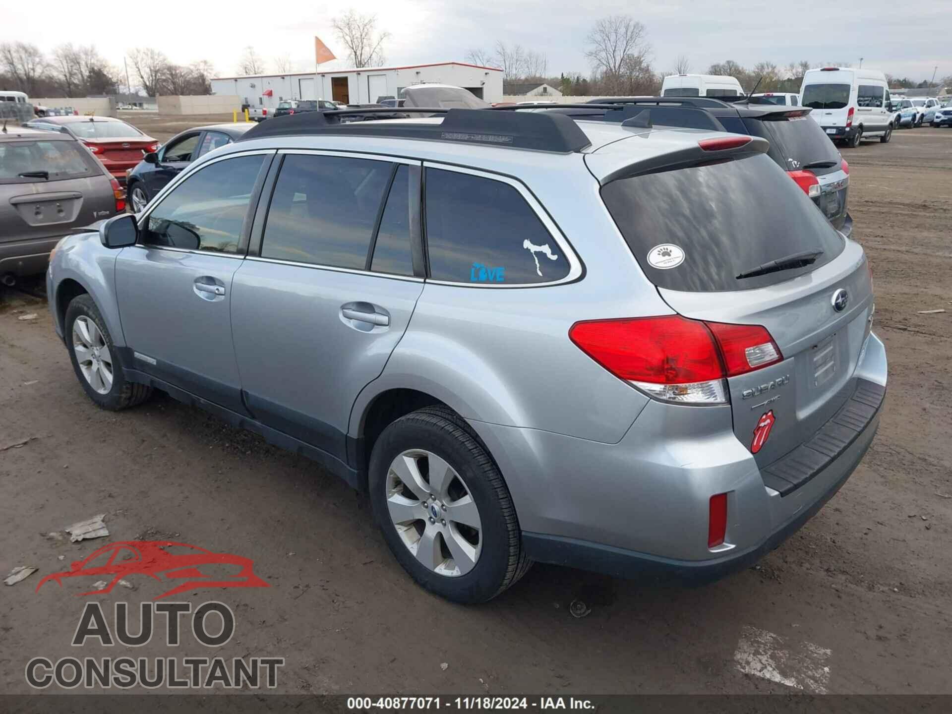 SUBARU OUTBACK 2012 - 4S4BRBKC8C3299060