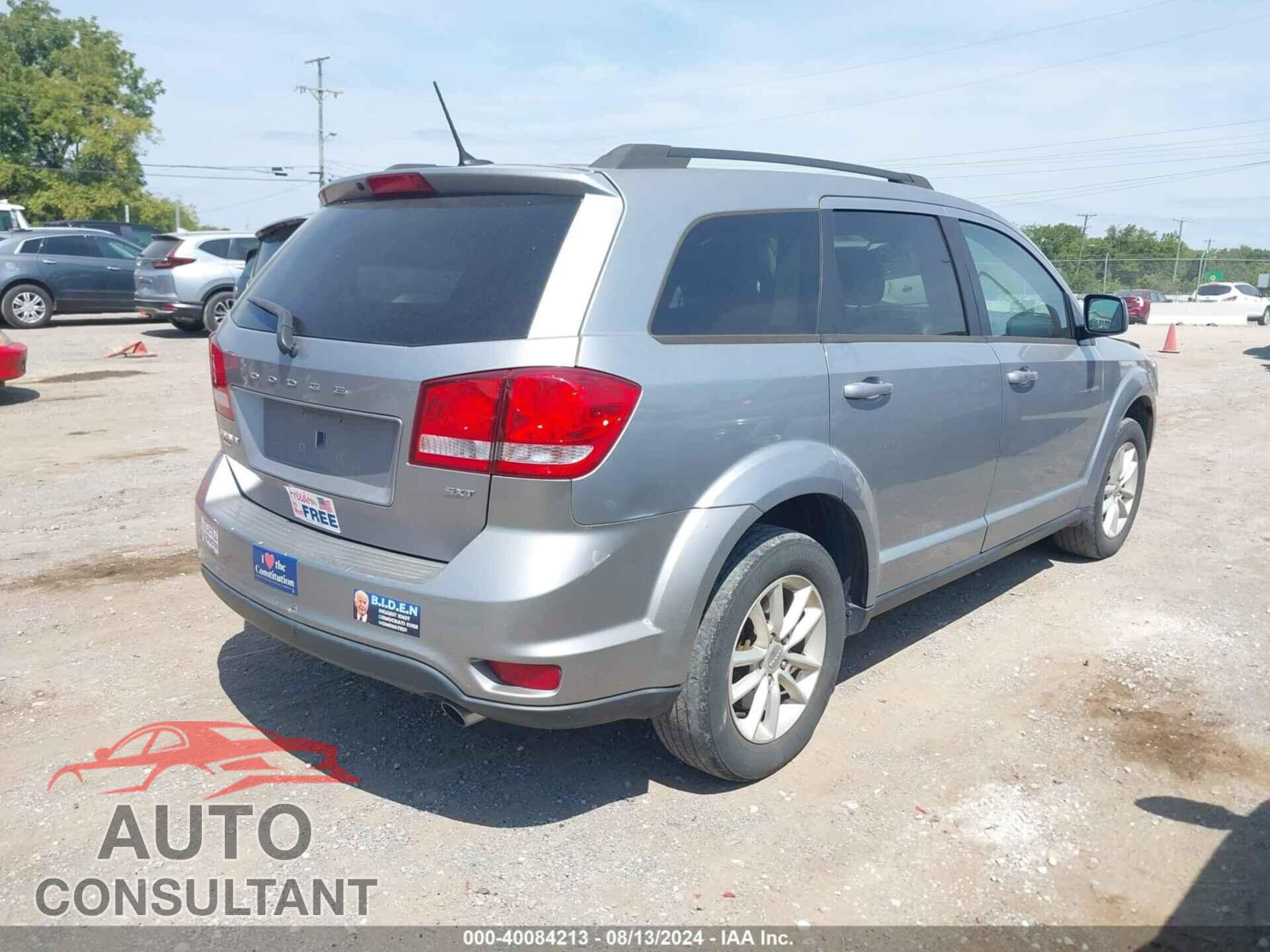 DODGE JOURNEY 2017 - 3C4PDDBG9HT540000