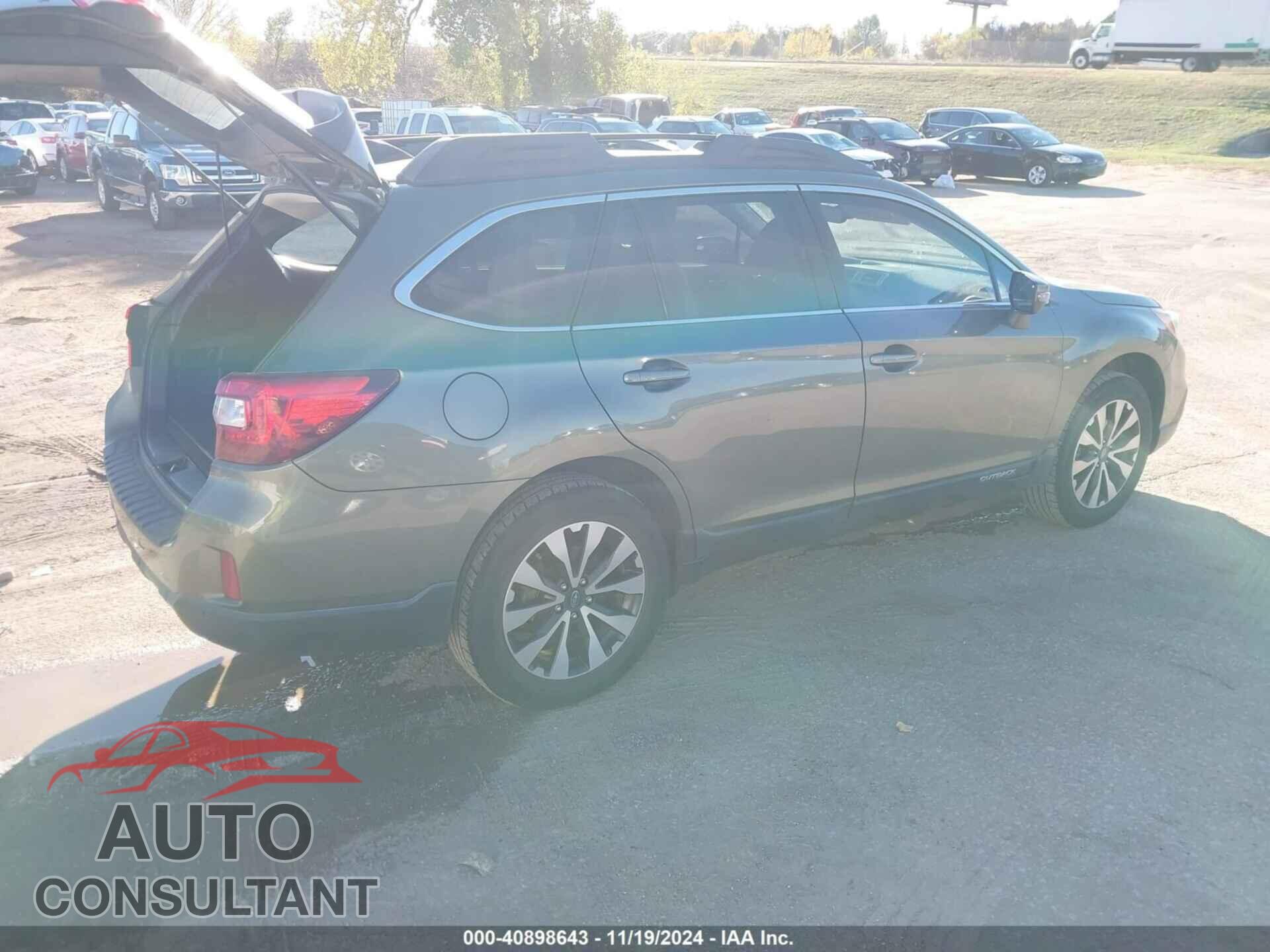 SUBARU OUTBACK 2017 - 4S4BSANC7H3365065