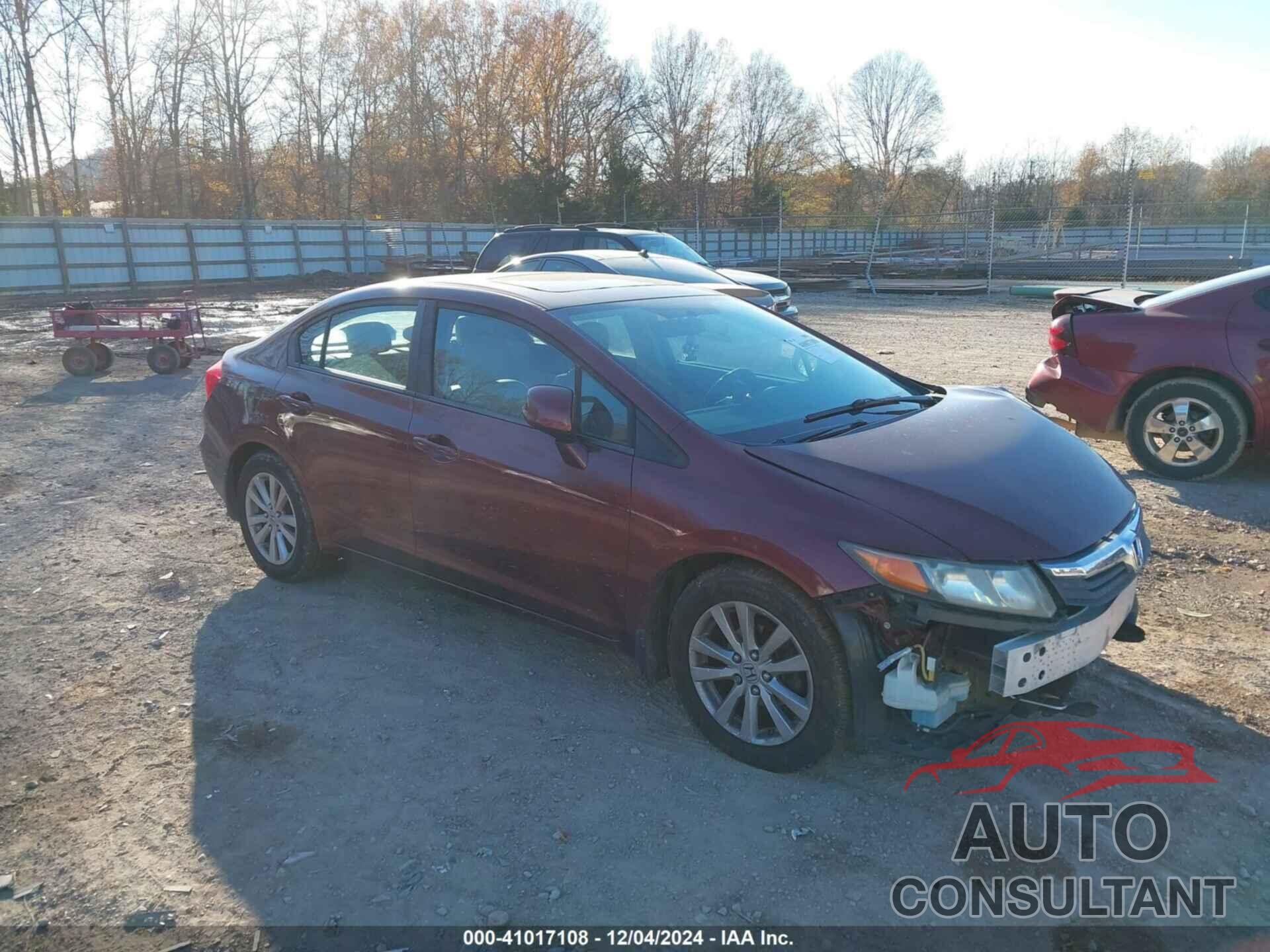 HONDA CIVIC 2012 - 19XFB2F91CE000512