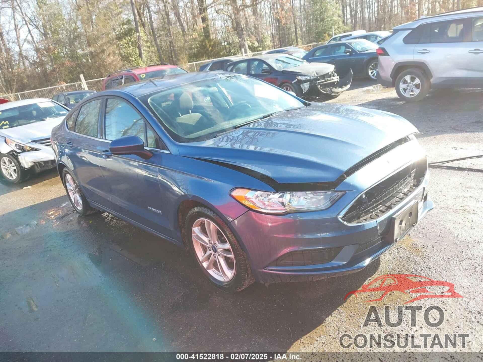 FORD FUSION HYBRID 2018 - 3FA6P0LU8JR229795