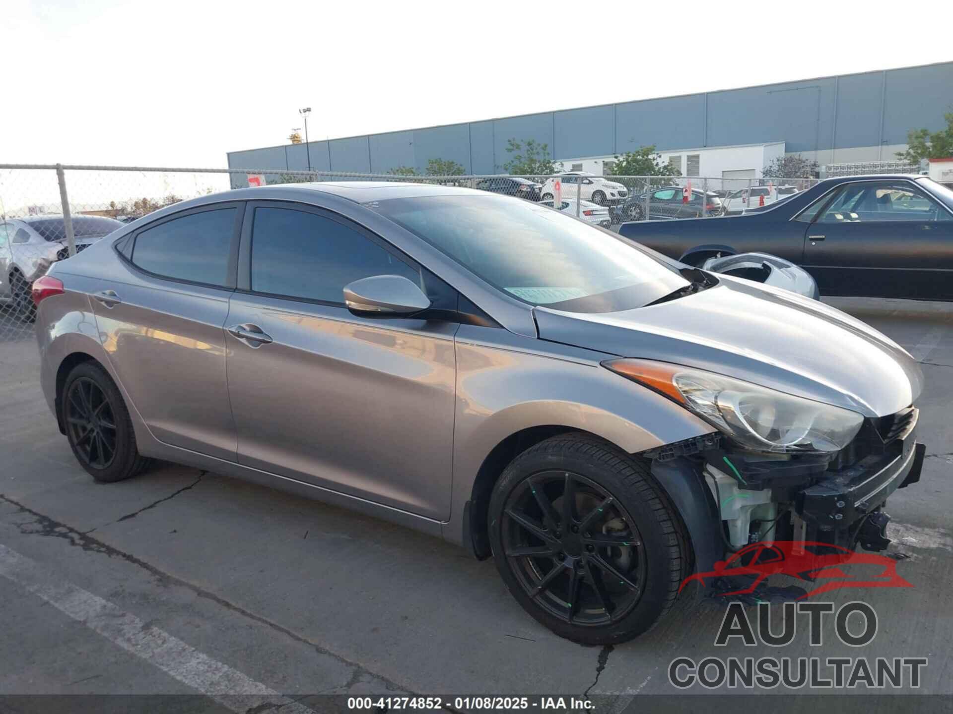 HYUNDAI ELANTRA 2013 - KMHDH4AEXDU742122