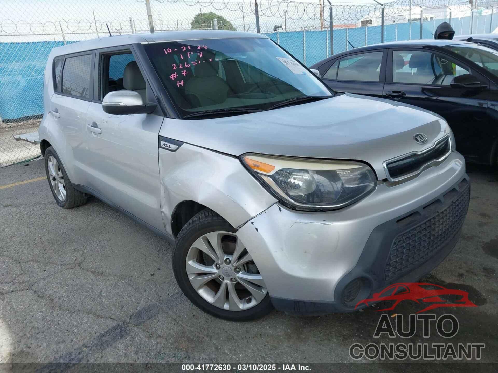 KIA SOUL 2014 - KNDJP3A57E7723144