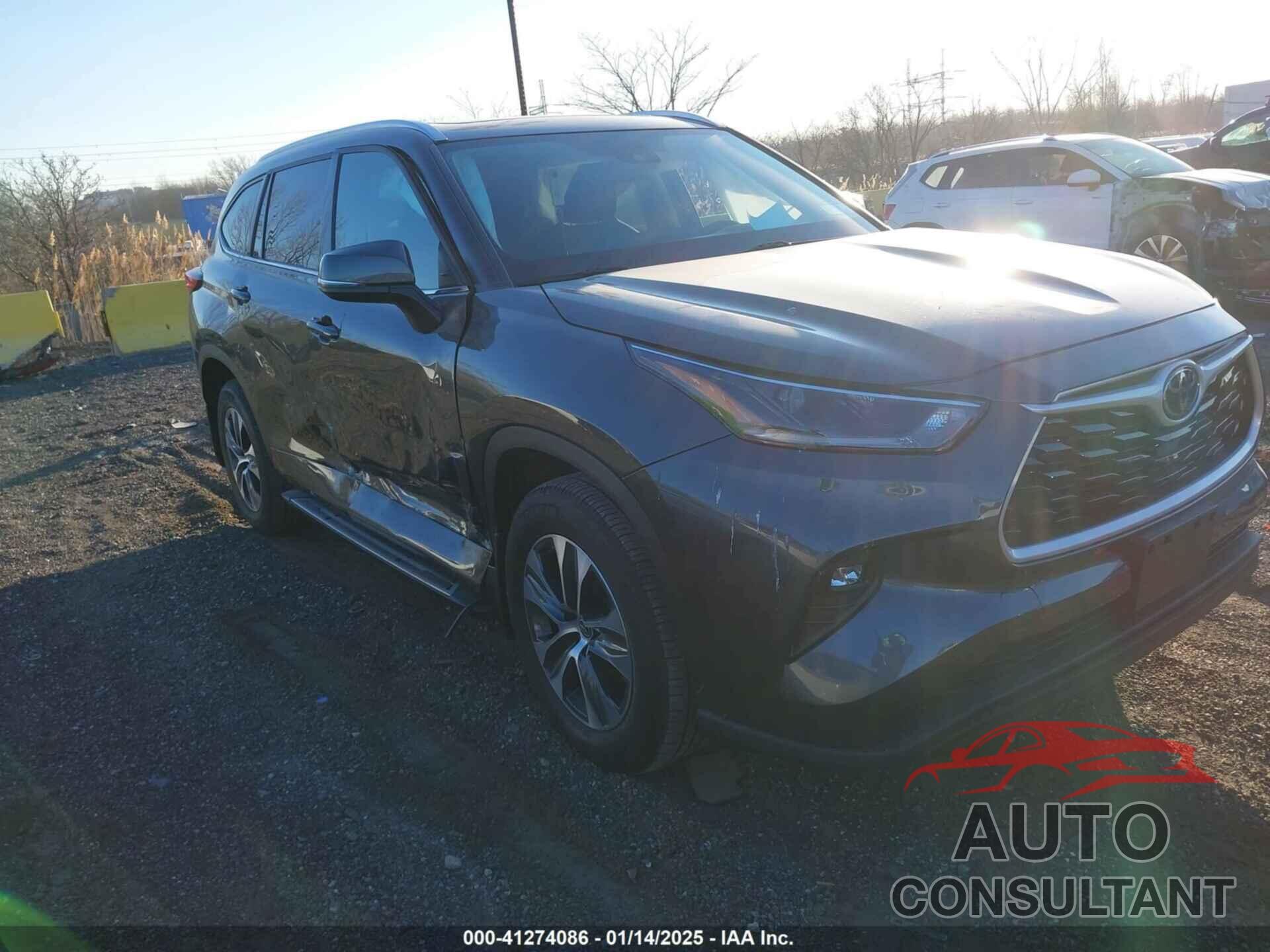 TOYOTA HIGHLANDER 2021 - 5TDHZRBH1MS150363