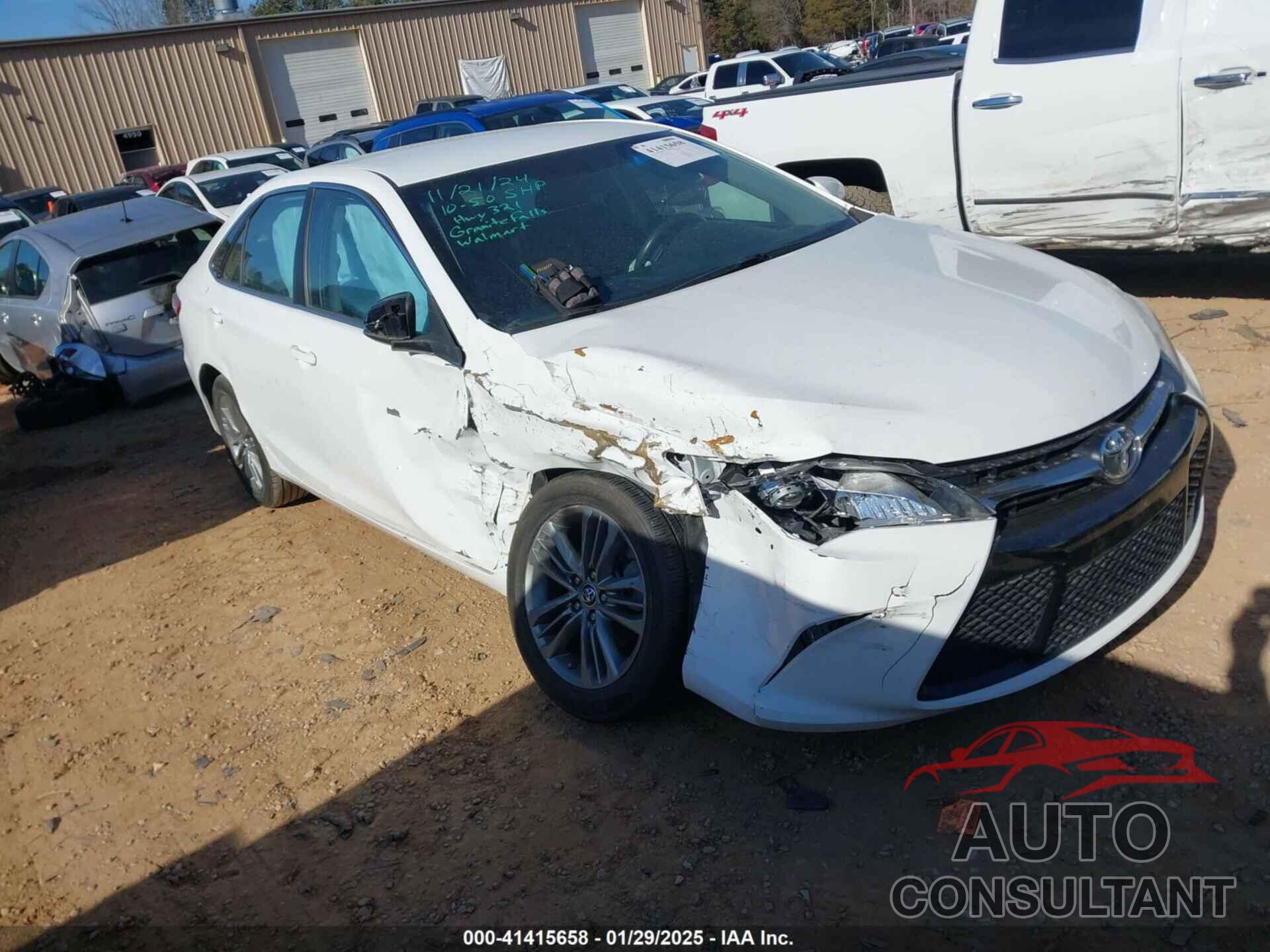 TOYOTA CAMRY 2016 - 4T1BF1FK1GU556774