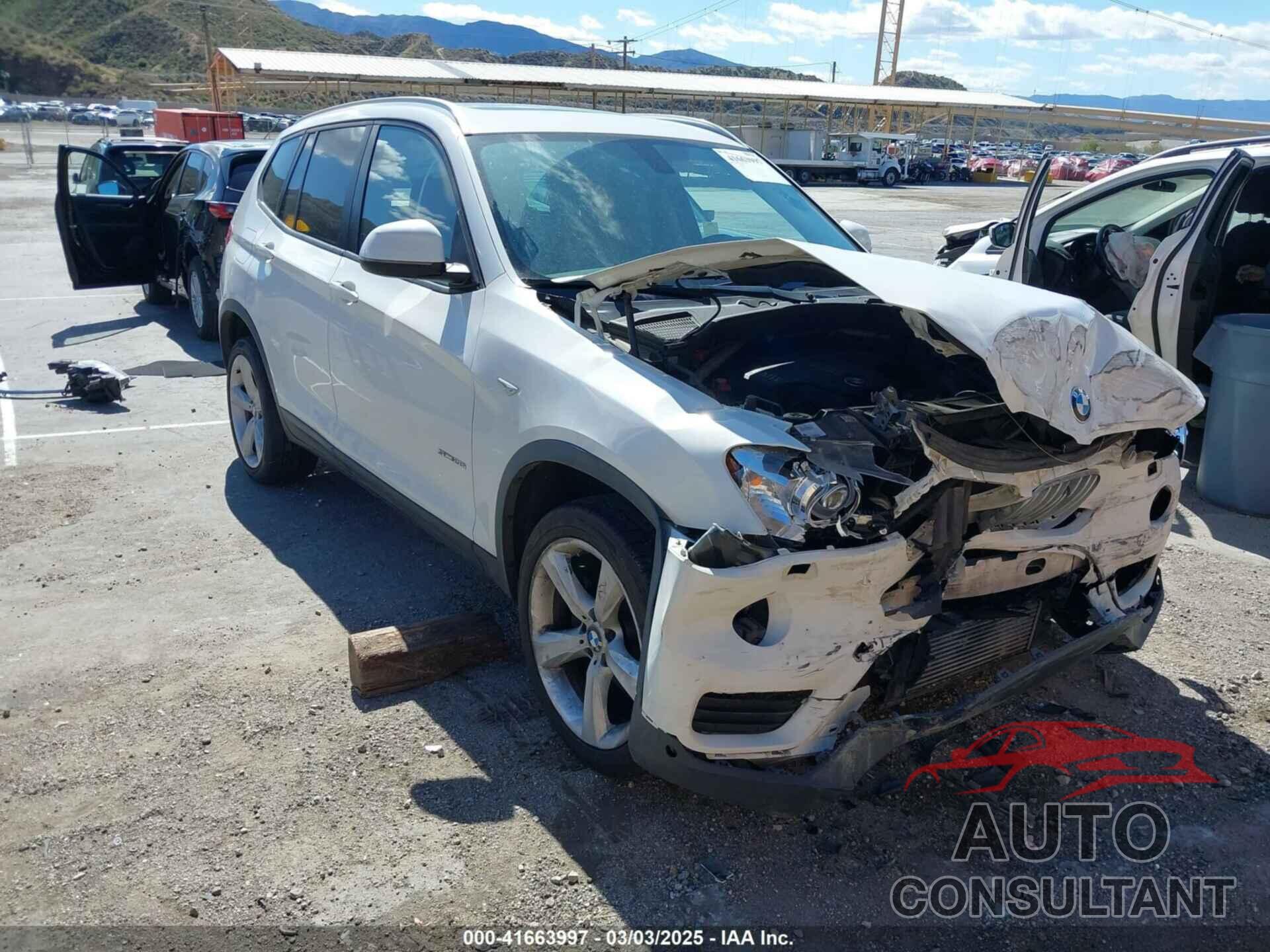 BMW X3 2017 - 5UXWZ7C55H0V85121