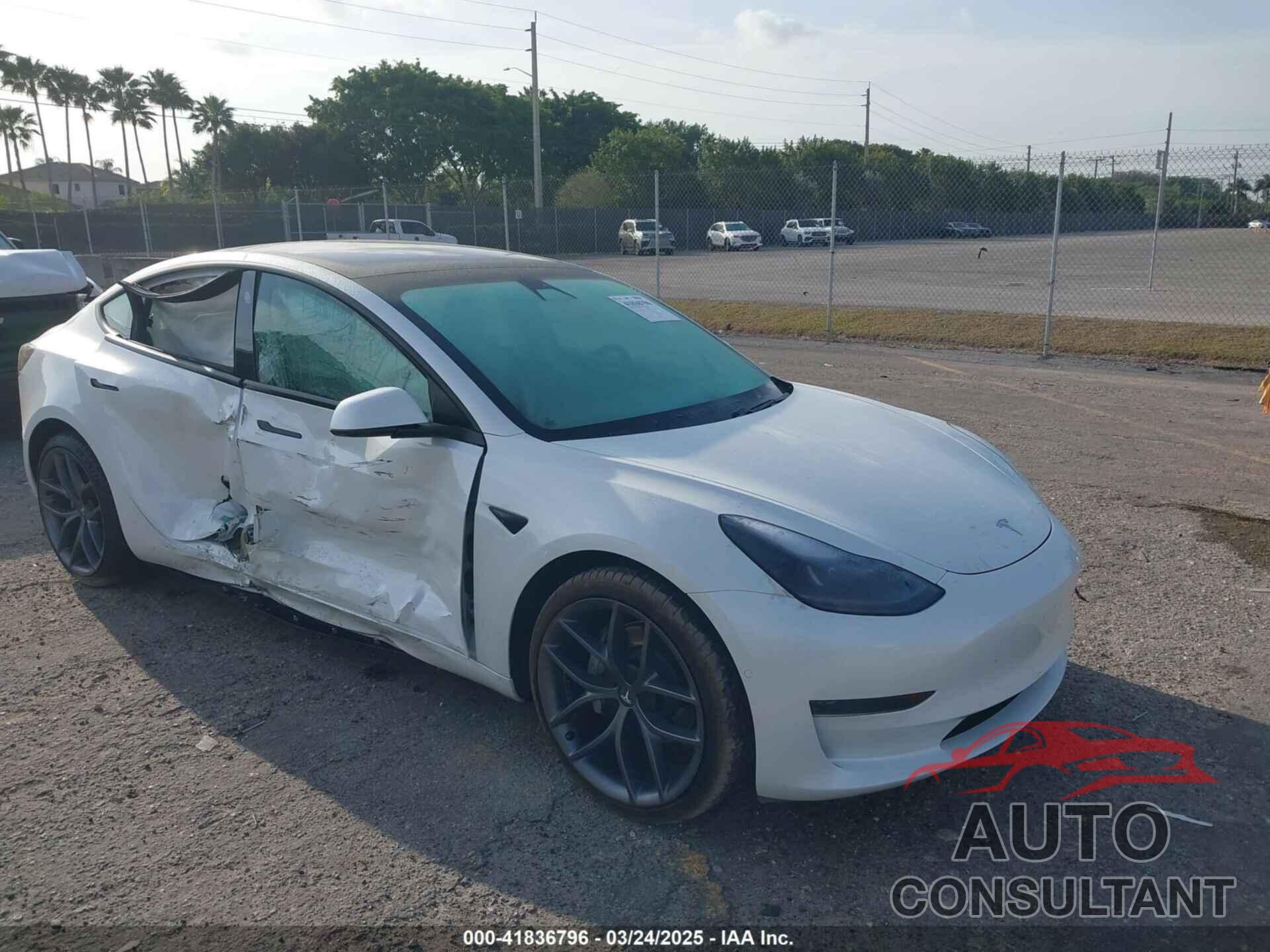TESLA MODEL 3 2021 - 5YJ3E1EAXMF908601