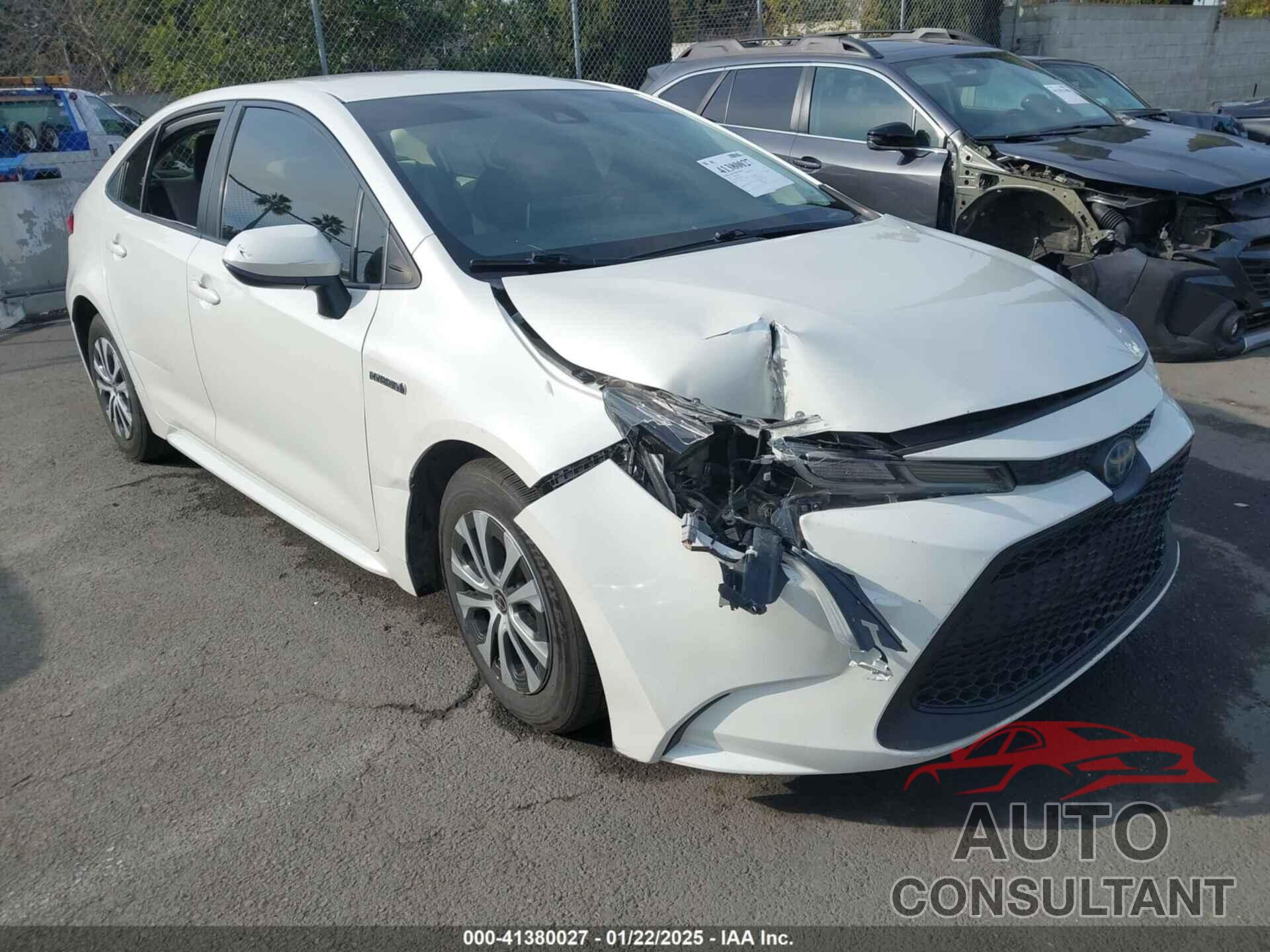 TOYOTA COROLLA 2020 - JTDEBRBE9LJ001367