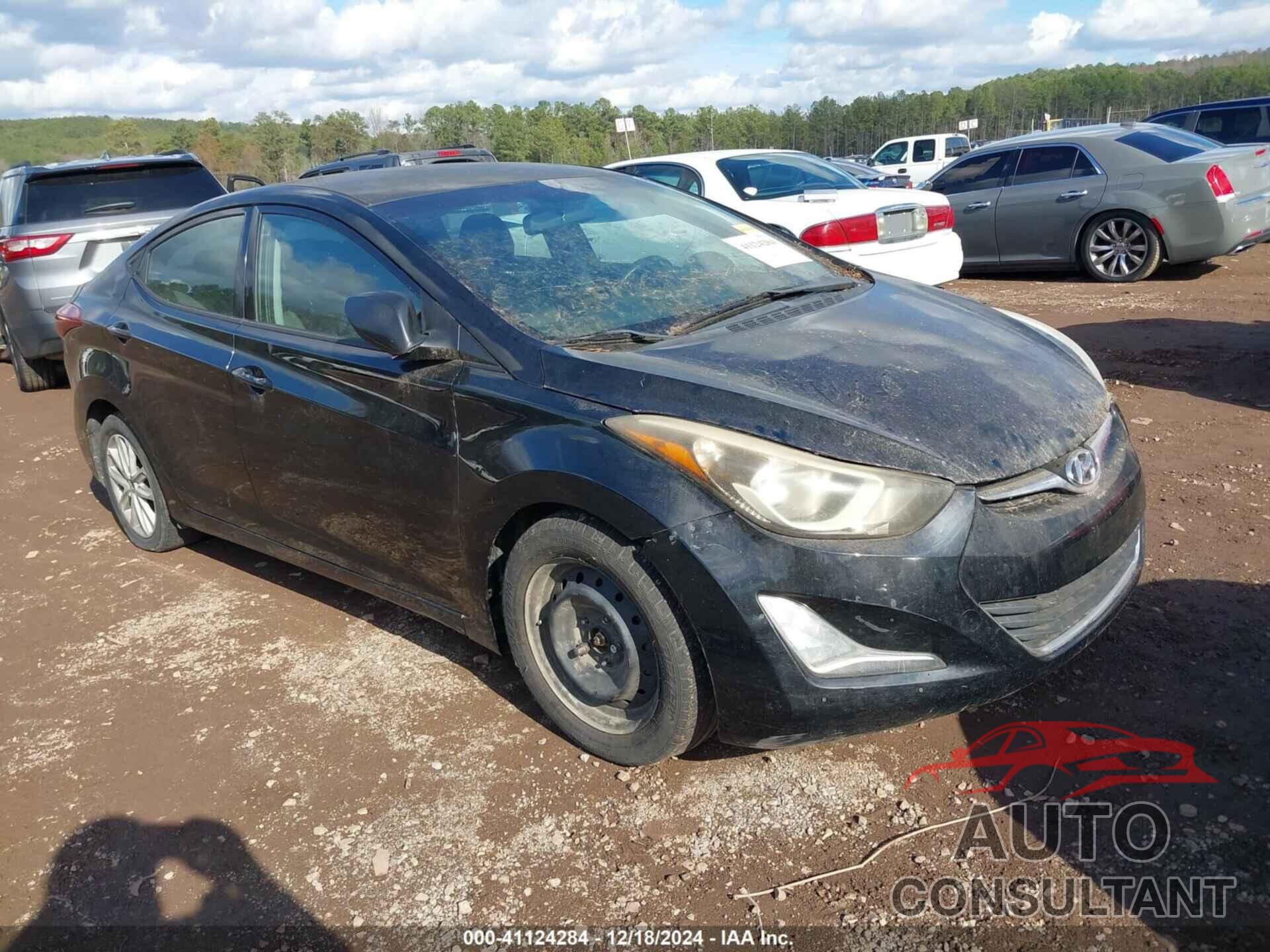 HYUNDAI ELANTRA 2014 - KMHDH4AE9EU132939