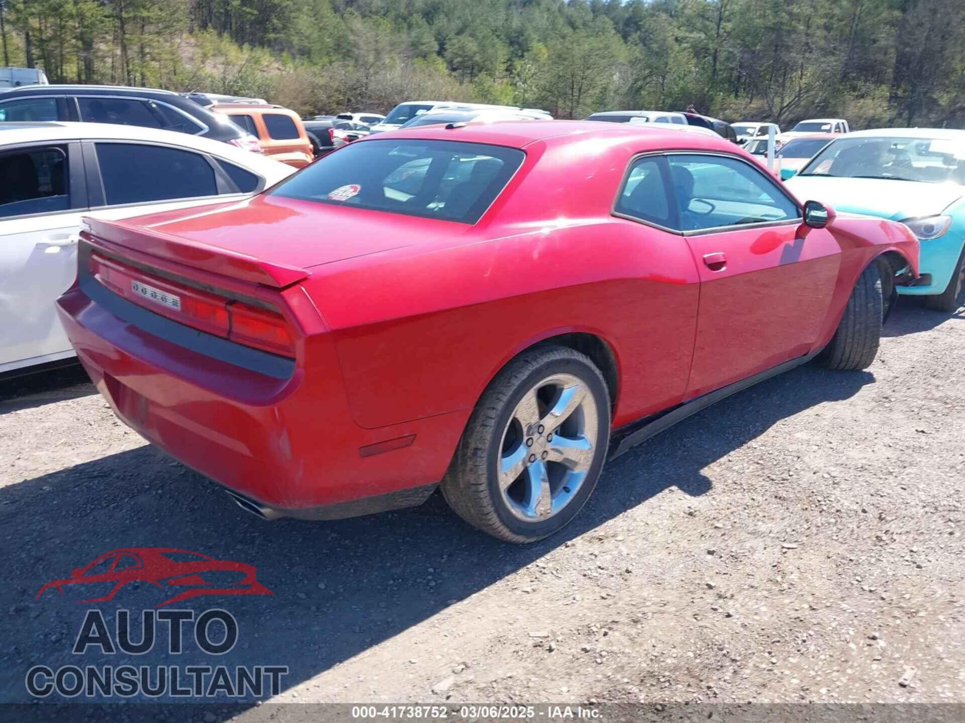DODGE CHALLENGER 2012 - 2C3CDYBT2CH117199