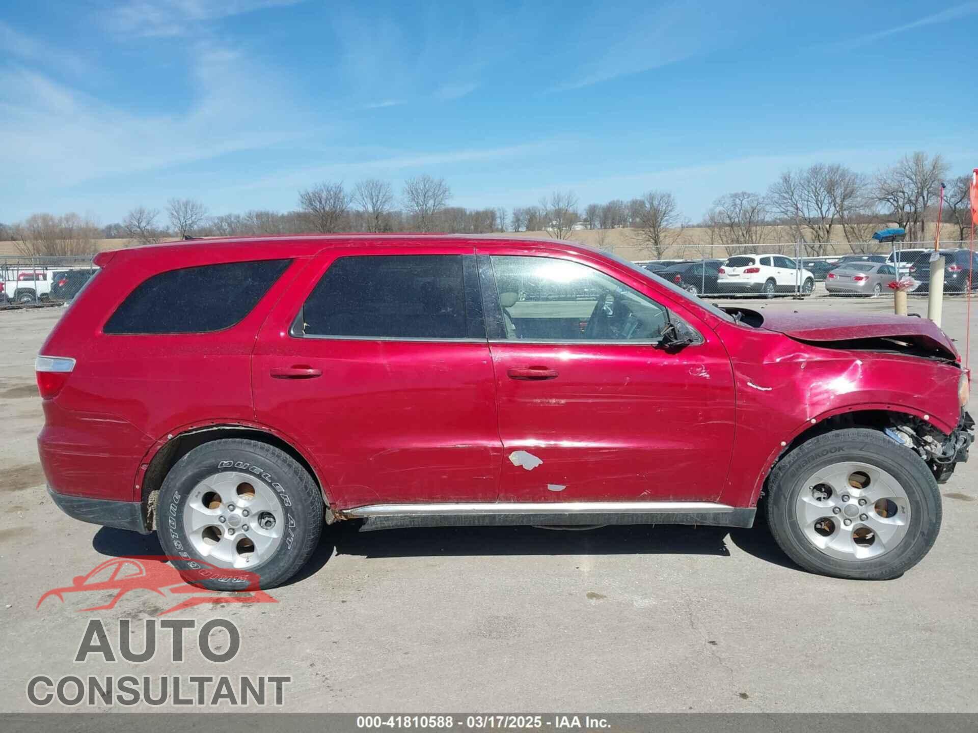 DODGE DURANGO 2011 - 1D4RE2GG4BC639770