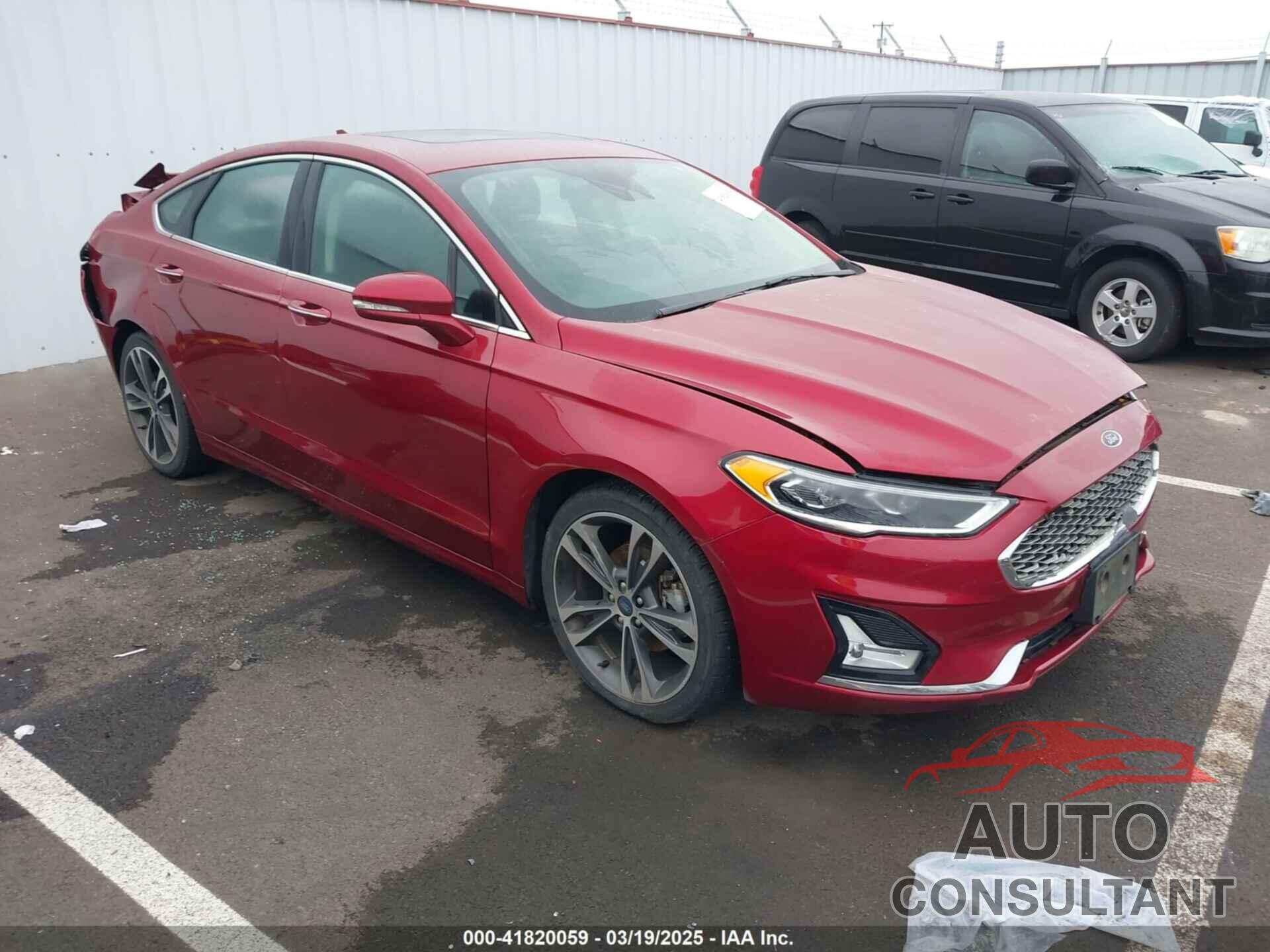 FORD FUSION 2019 - 3FA6P0K98KR179513