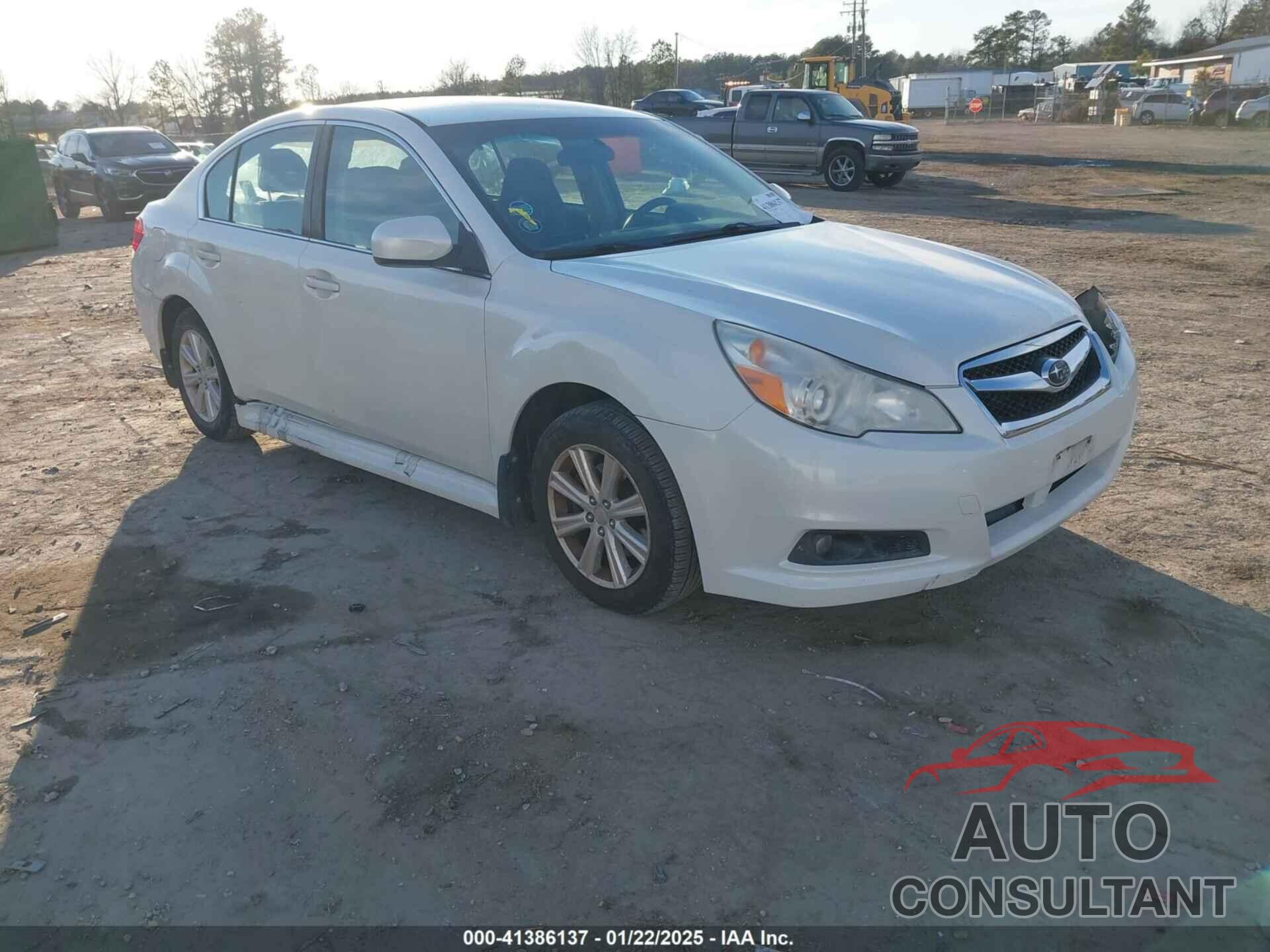 SUBARU LEGACY 2012 - 4S3BMCA64C3034155