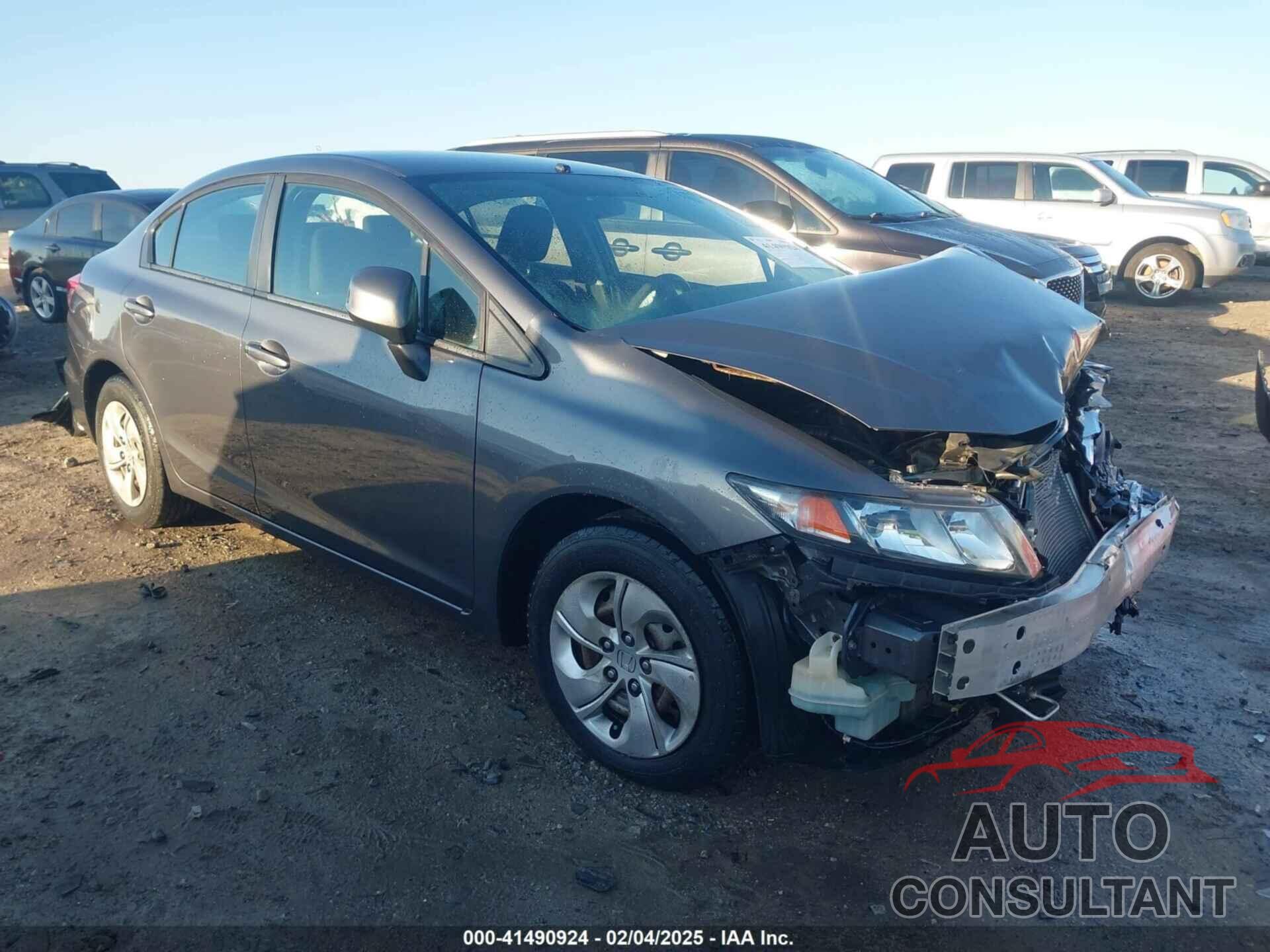 HONDA CIVIC 2013 - 19XFB2F59DE227462
