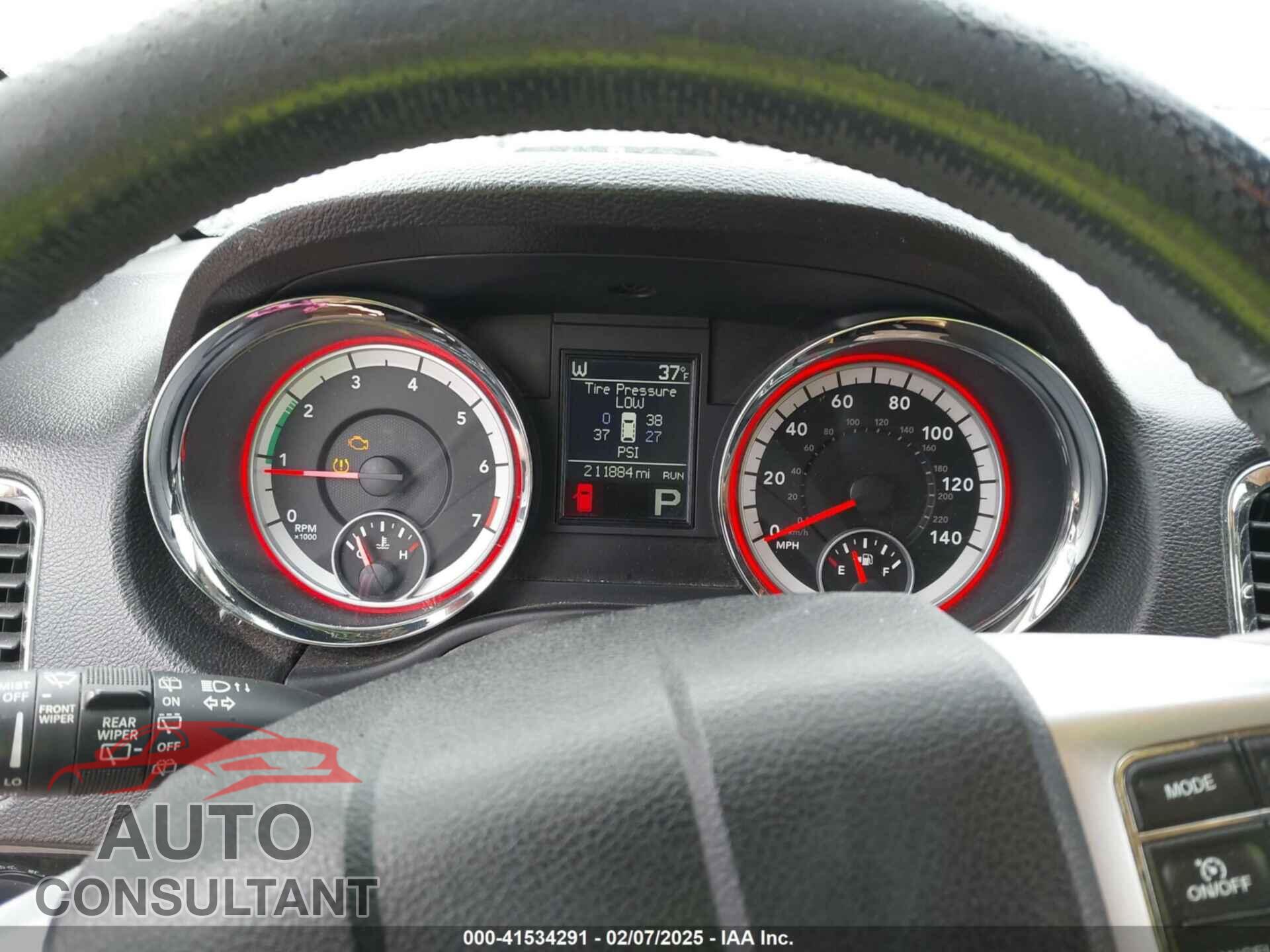 DODGE DURANGO 2012 - 1C4RDJEG2CC337960