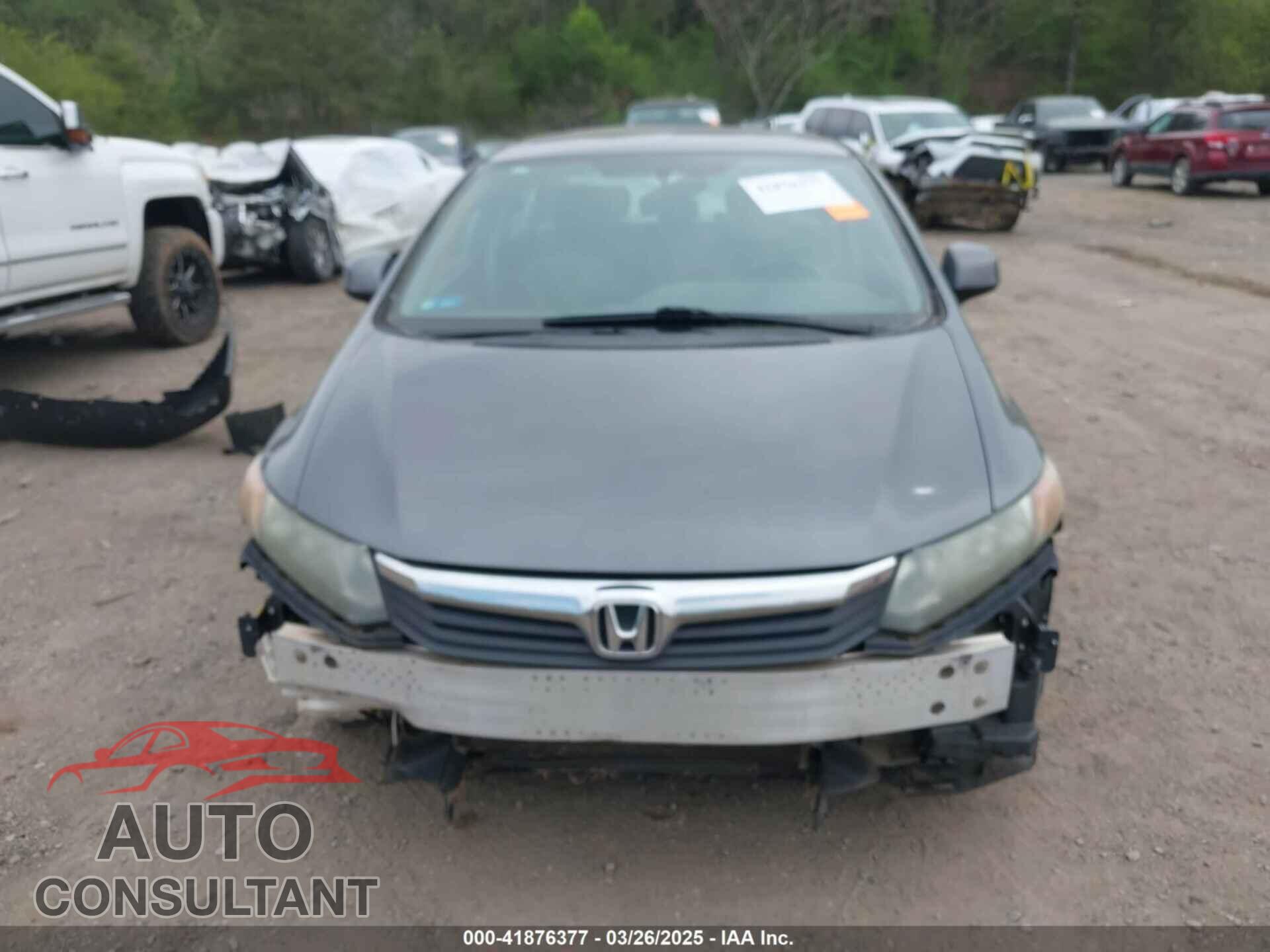 HONDA CIVIC SDN 2012 - 2HGFB2F51CH307083