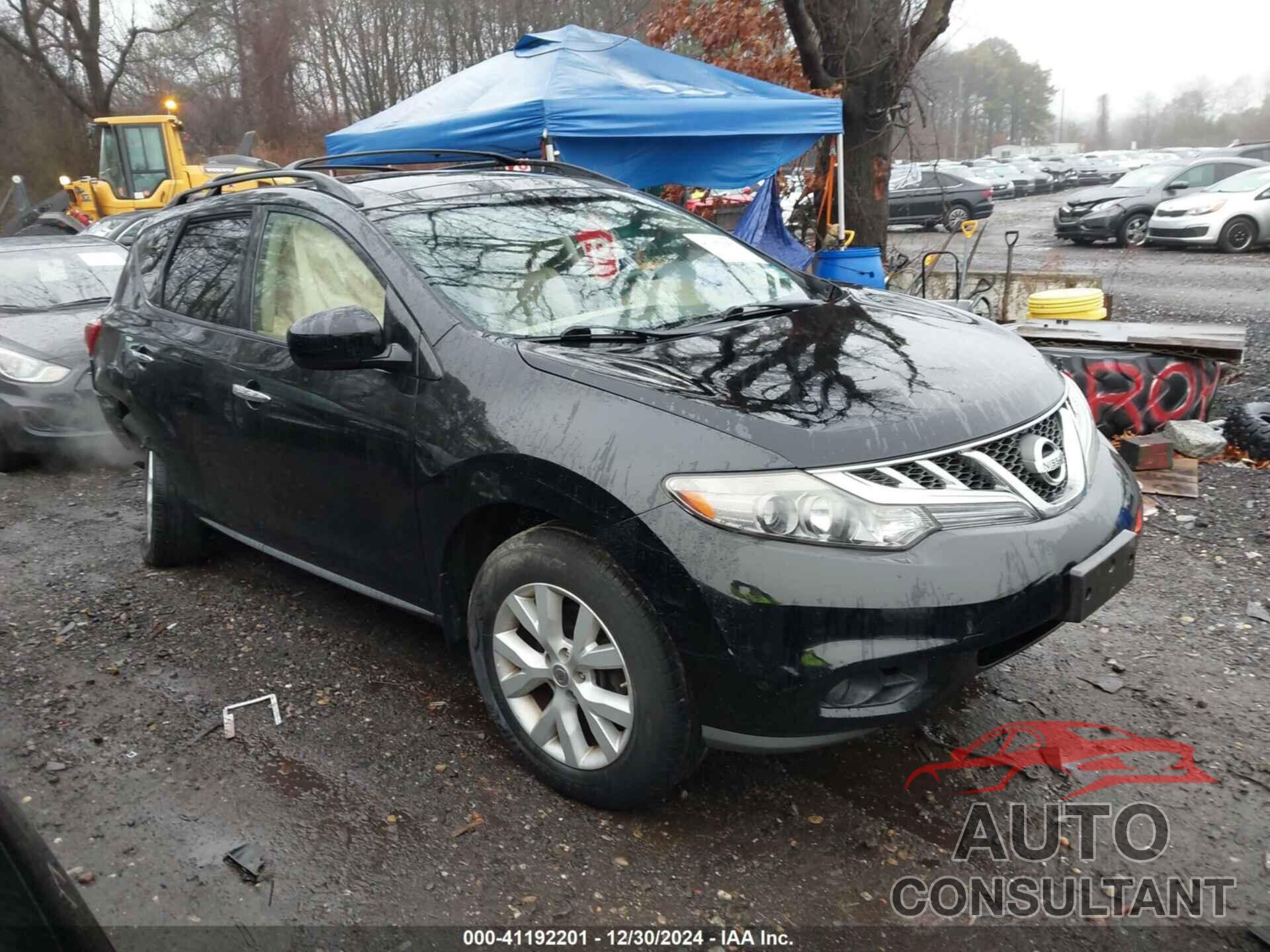 NISSAN MURANO 2012 - JN8AZ1MW7CW231417