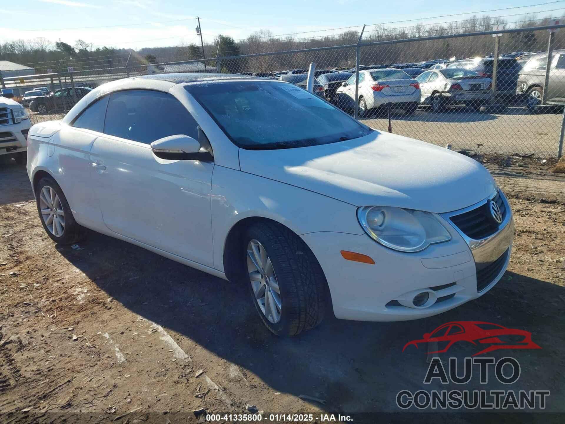 VOLKSWAGEN EOS 2009 - WVWBA71F19V013227