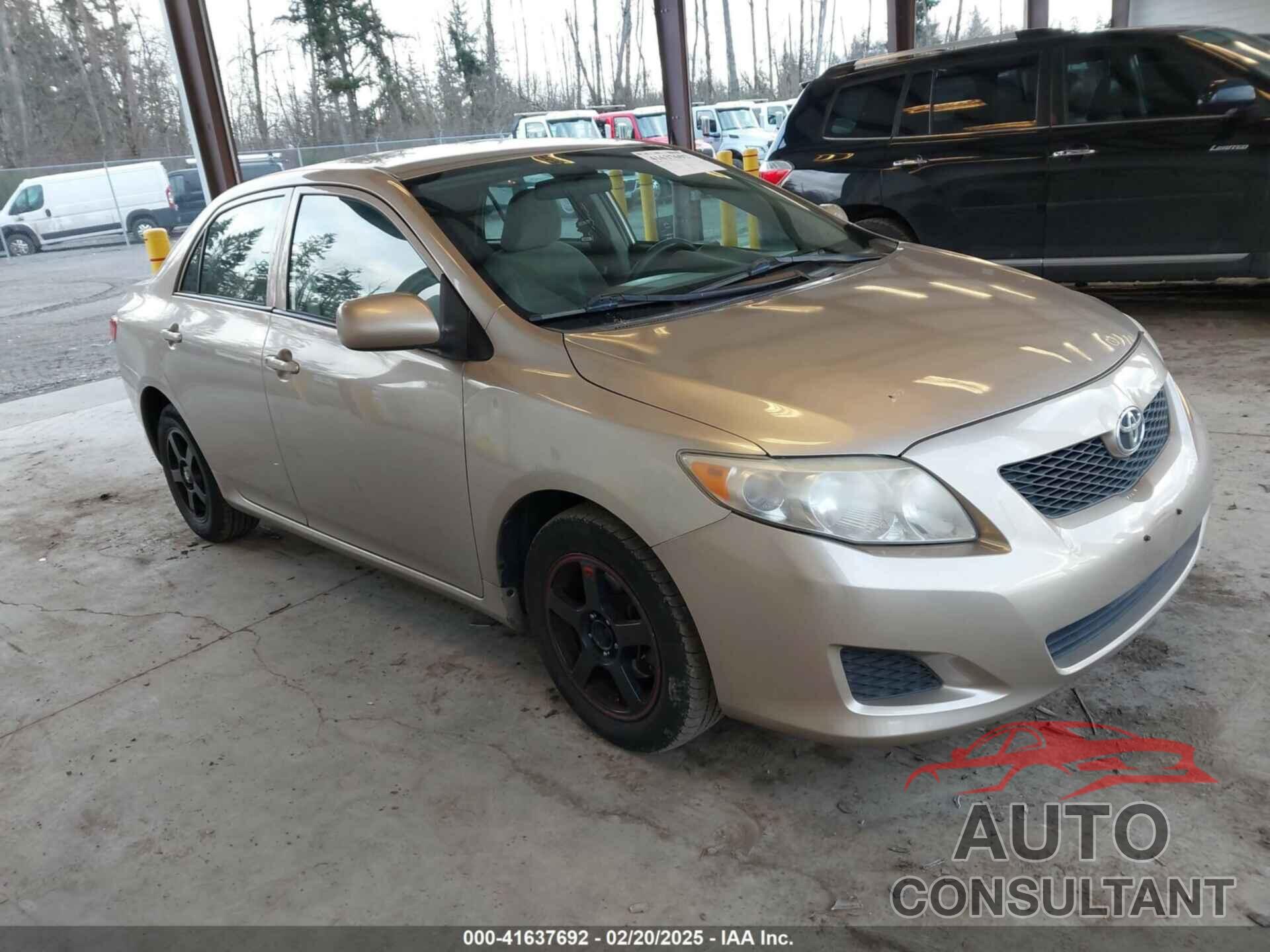 TOYOTA COROLLA 2009 - 1NXBU40E19Z049161