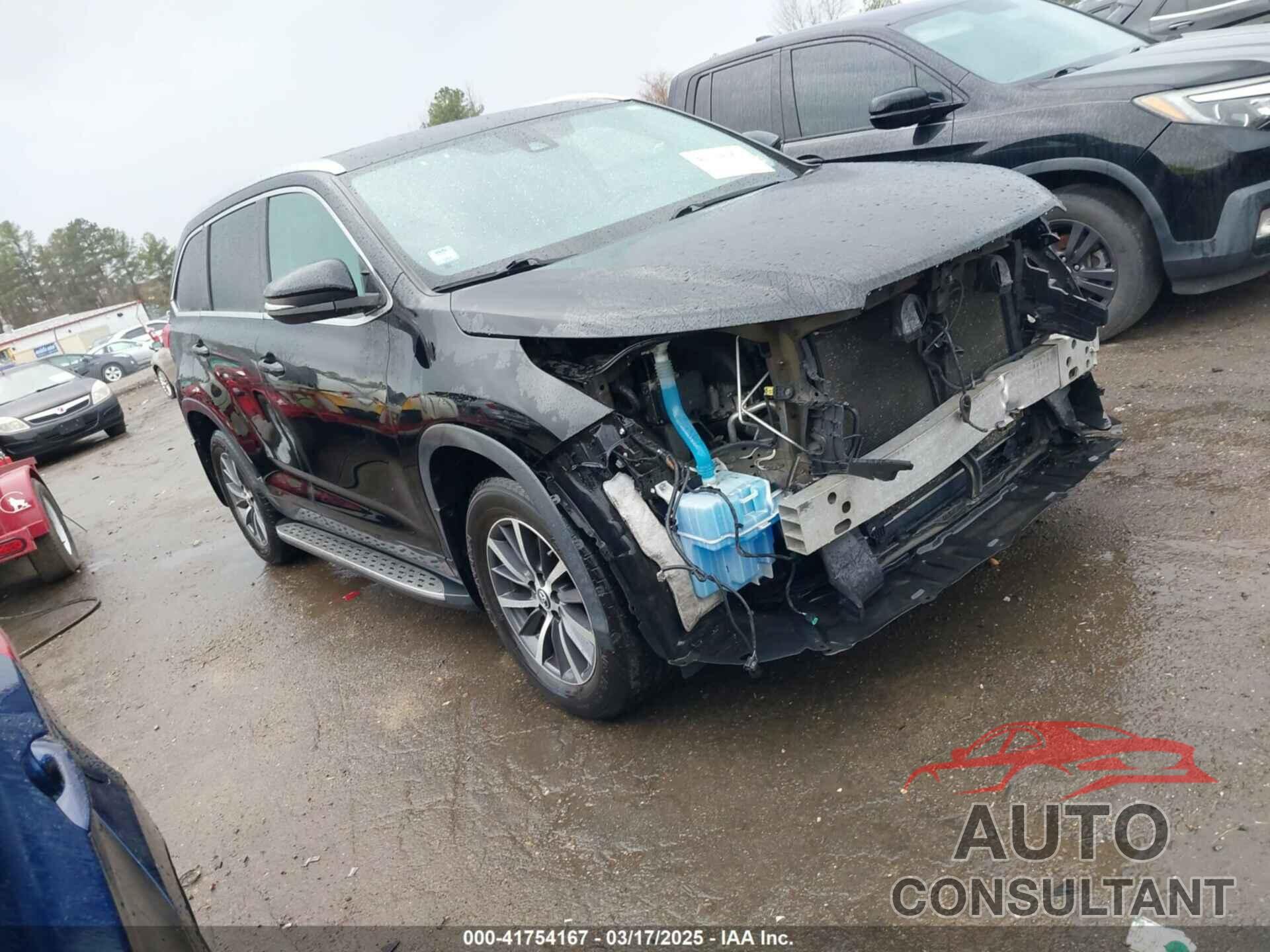 TOYOTA HIGHLANDER 2017 - 5TDJZRFH8HS453139