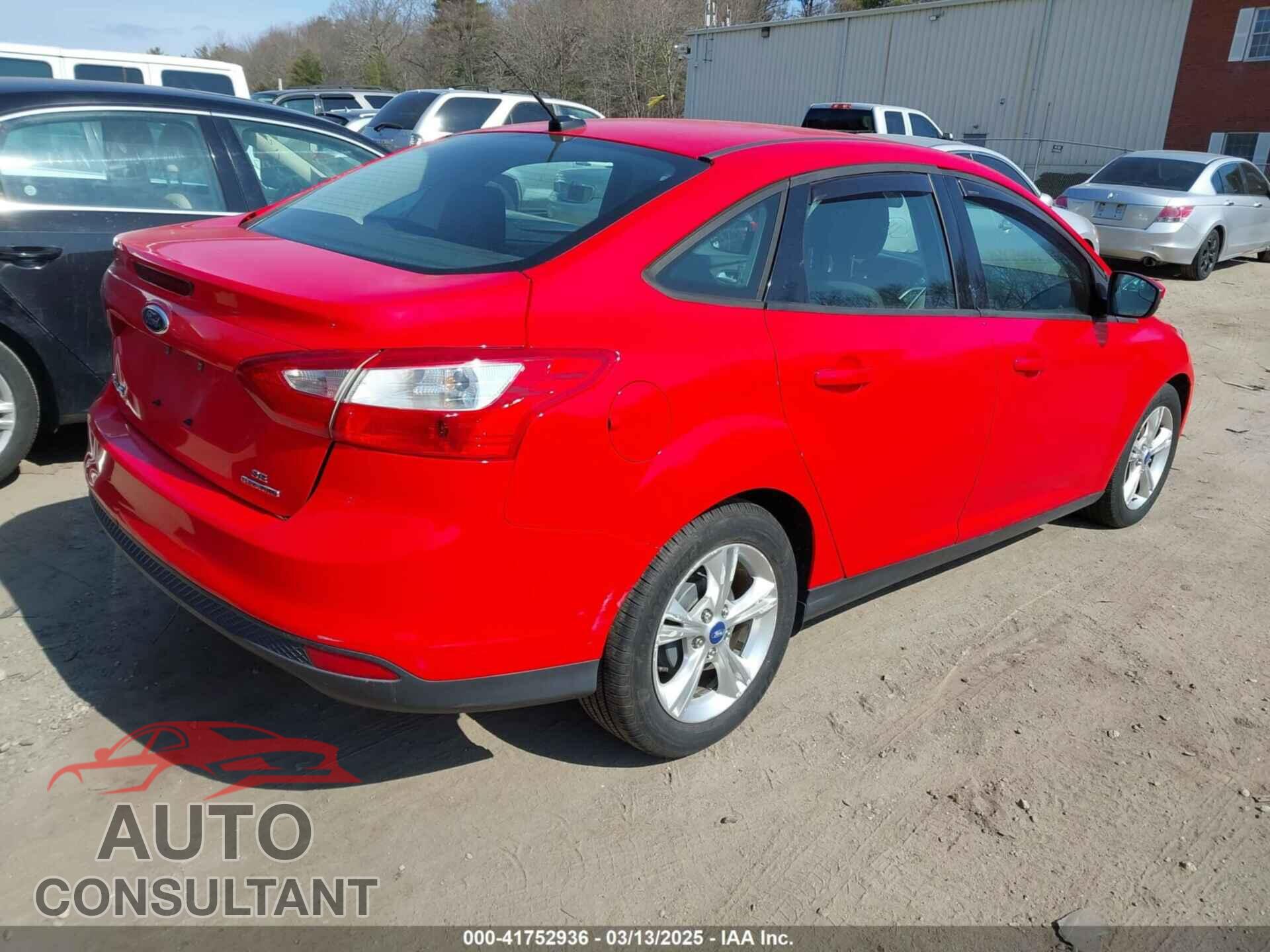 FORD FOCUS 2013 - 1FADP3F22DL121615