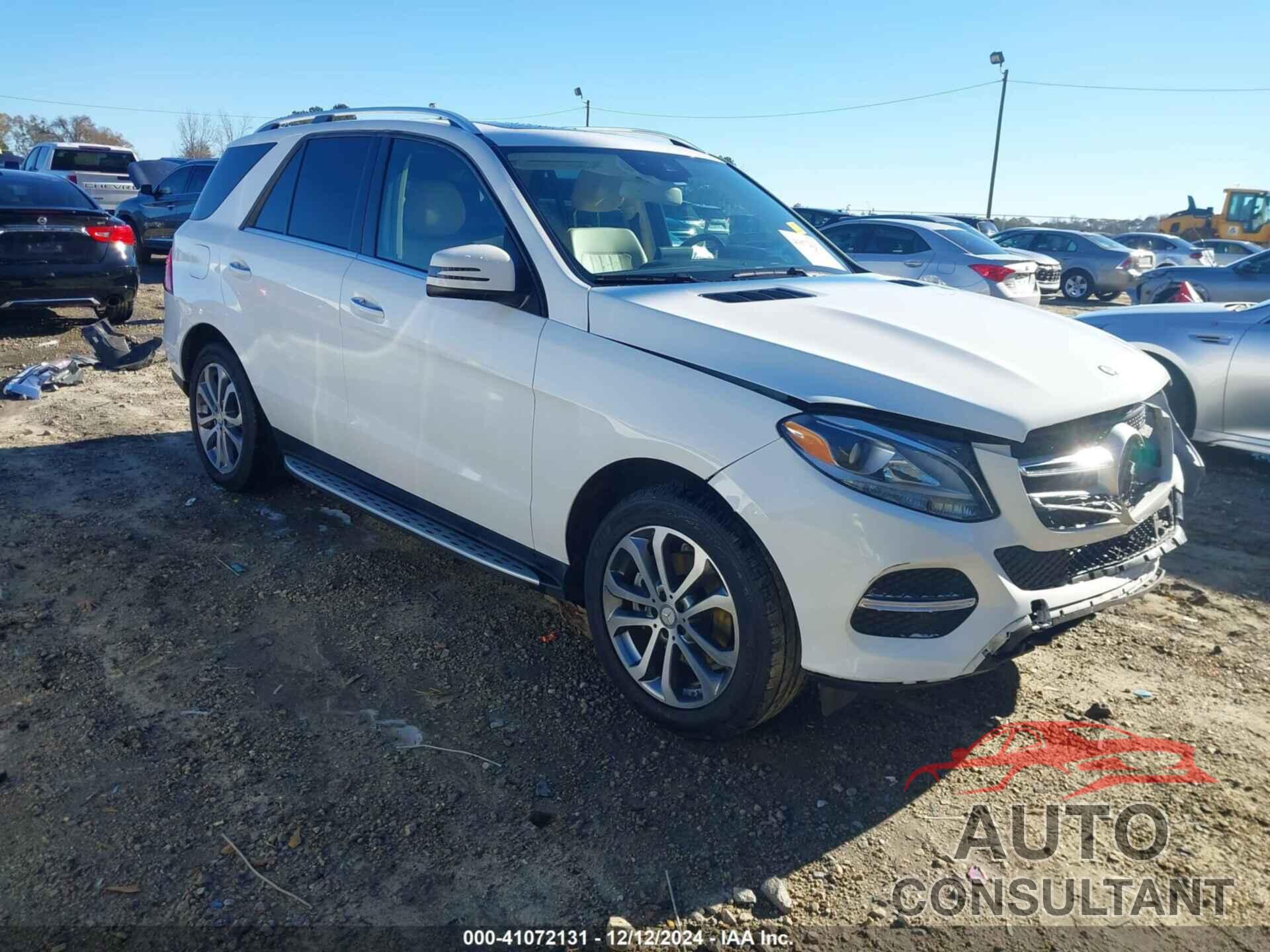 MERCEDES-BENZ GLE 350 2016 - 4JGDA5JB4GA774232