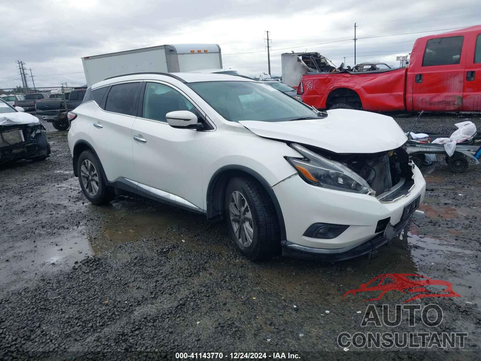 NISSAN MURANO 2018 - 5N1AZ2MH1JN172964